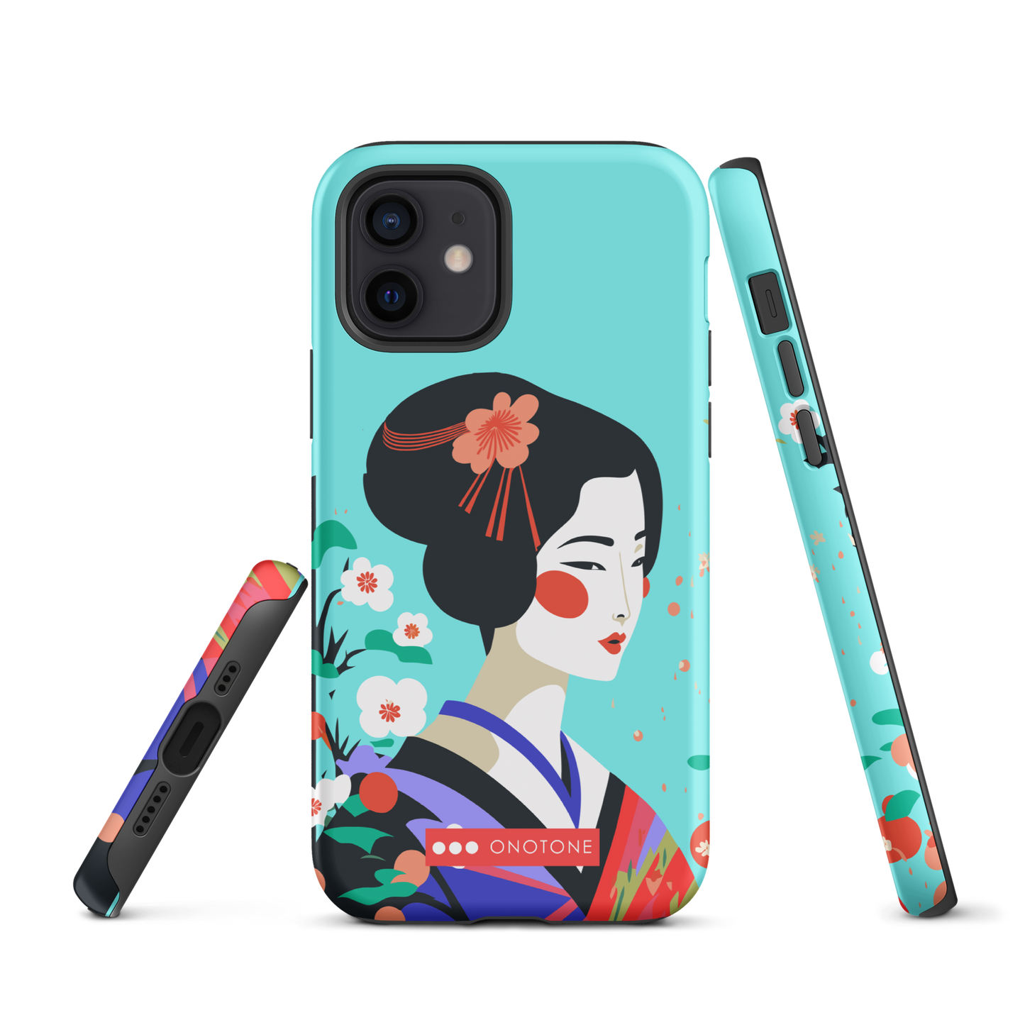 Dual Layer geisha modern iPhone® Case