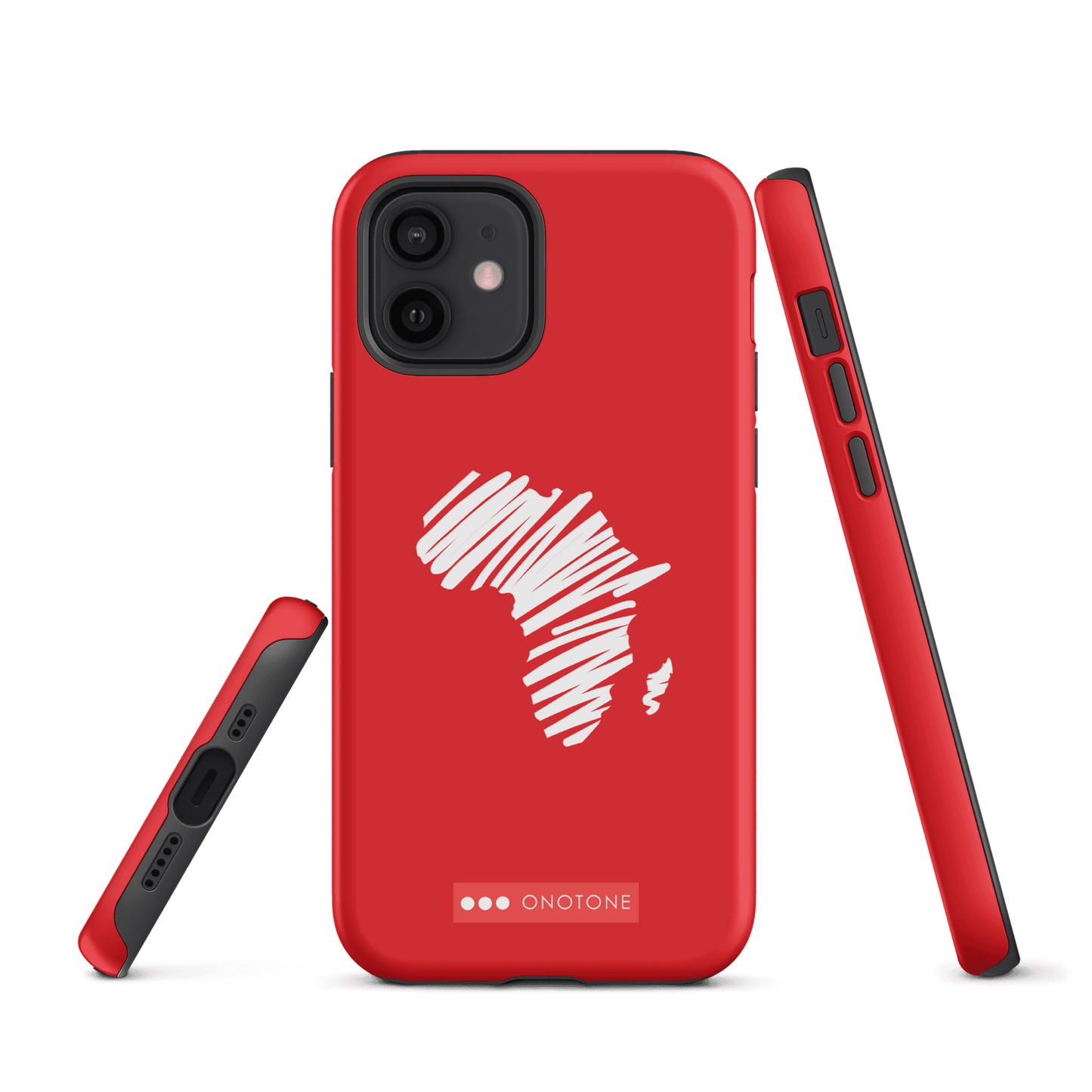 Dual Layer Africa modern red iPhone® Case ( MD-1393)