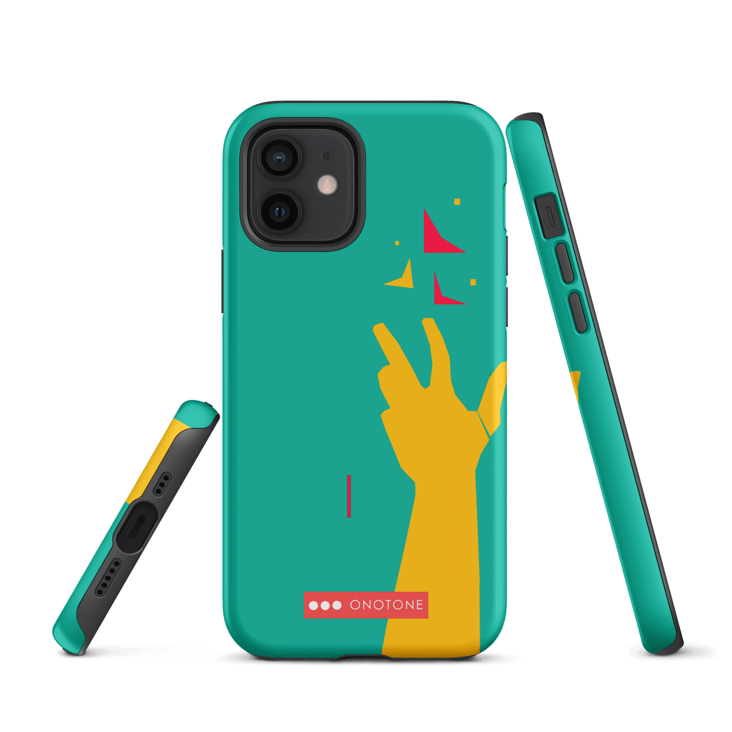 Dual Layer green modern iPhone® Case ( MD-1113)