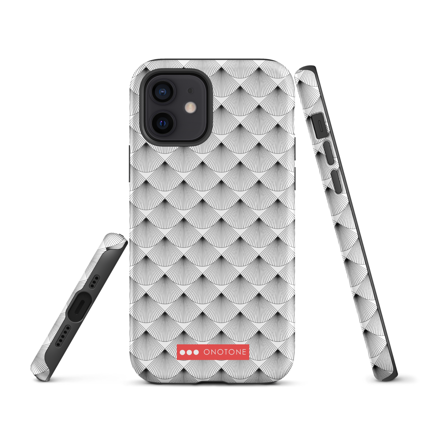 Japanese design indigo iPhone® Case with patterns