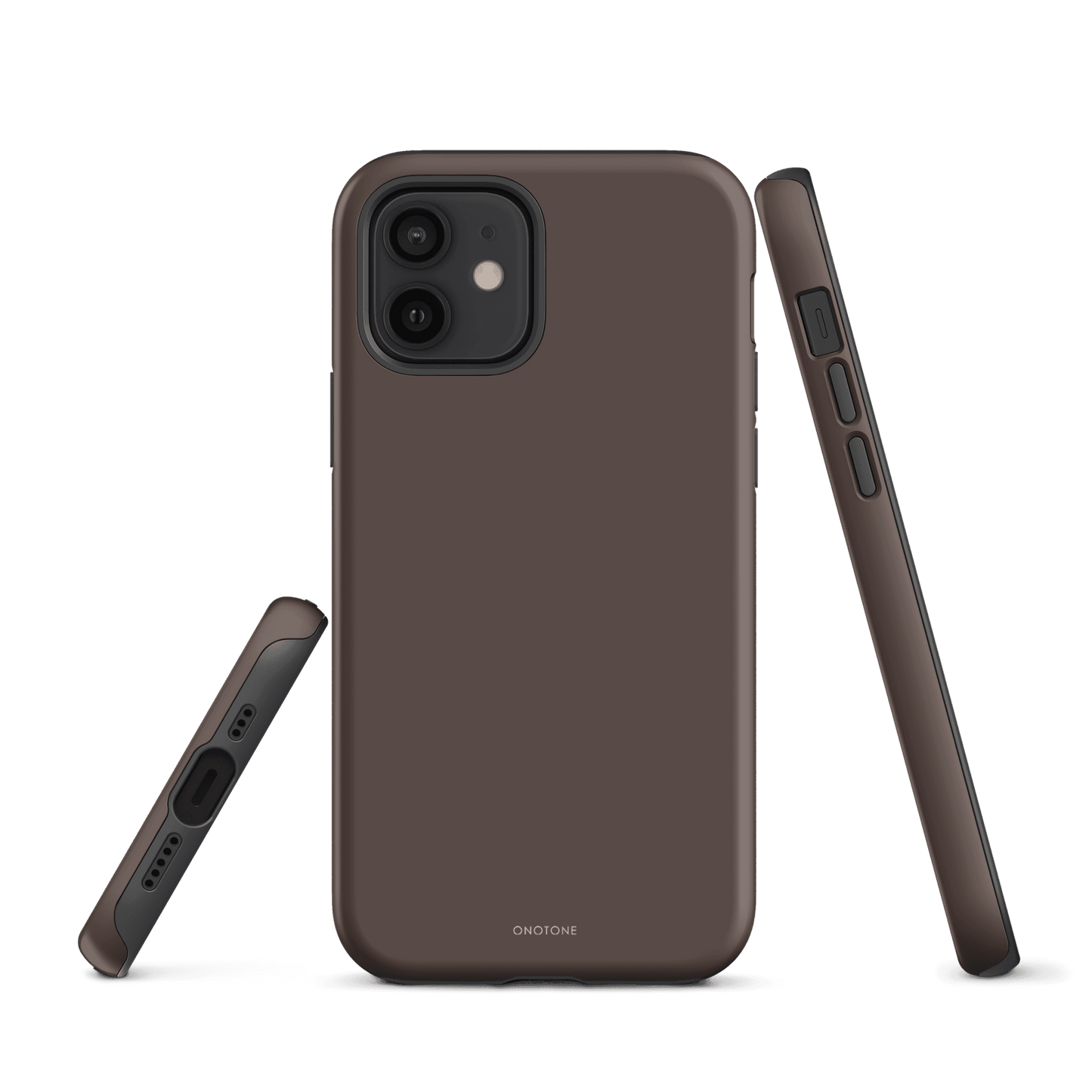 TAUPE MINIMALIST IPHONE® CASE - PANTONE® CHOCOLATE MARTINI