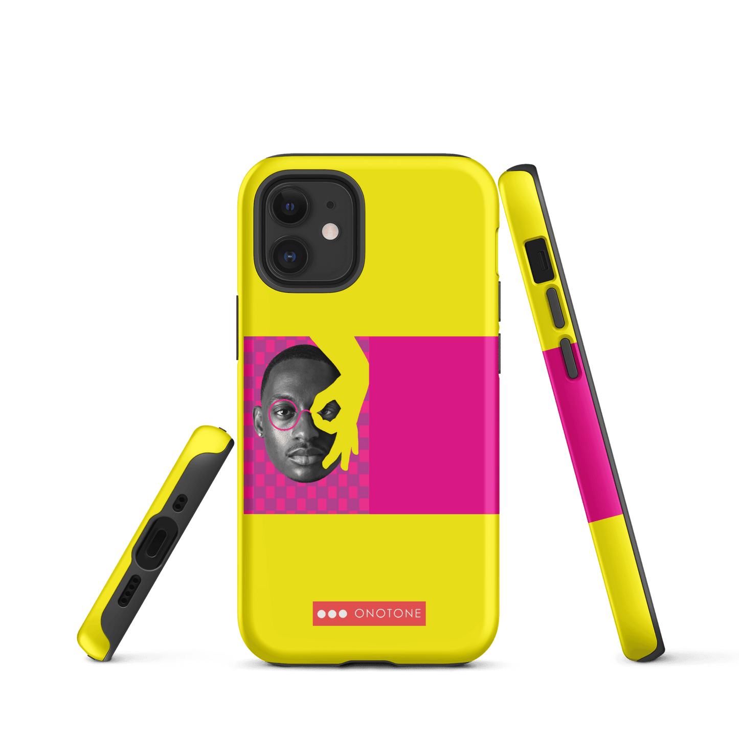 Dual Layer yellow modern iPhone® Case ( MD-3913)