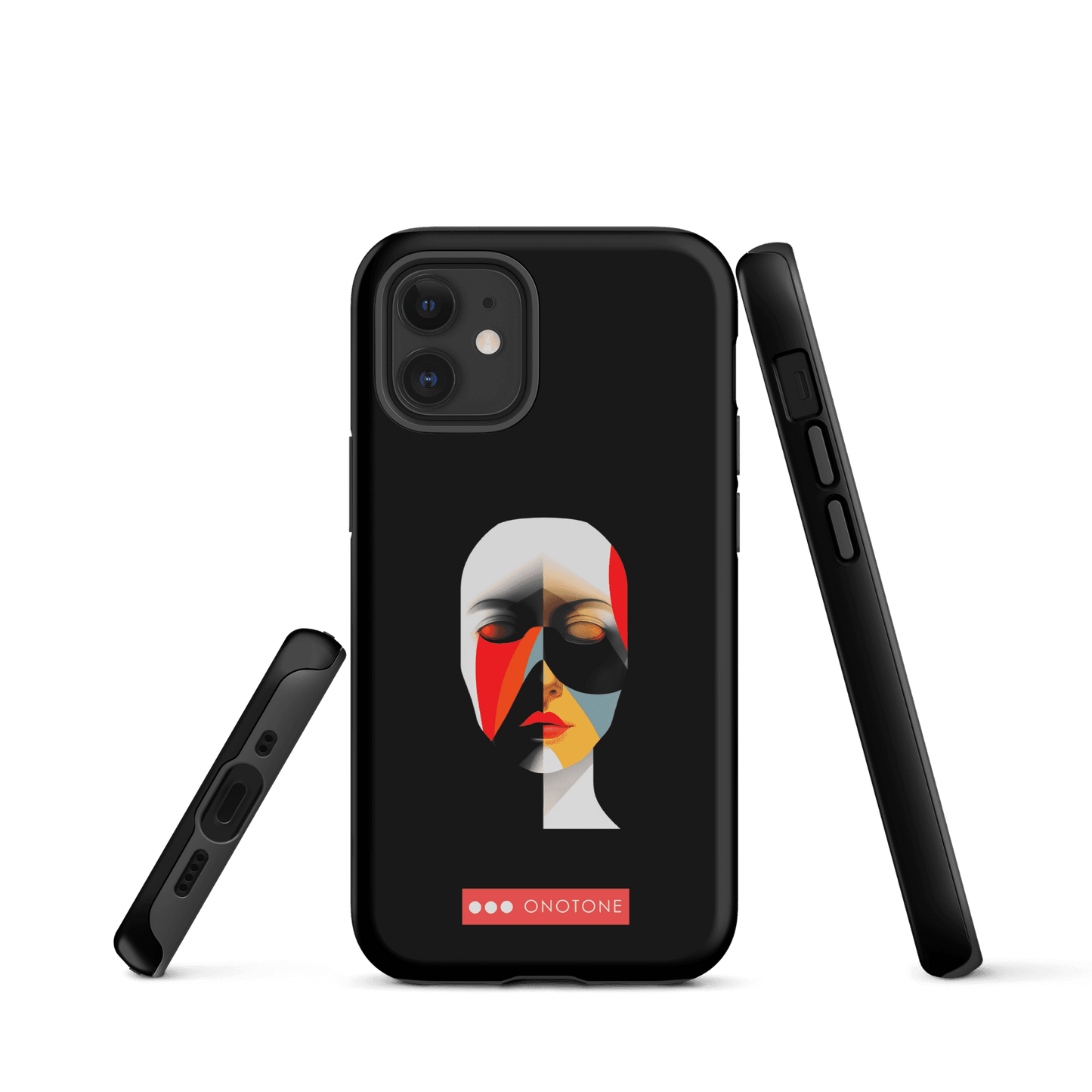 Dual Layer black modern iPhone® Case ( MD-2905)