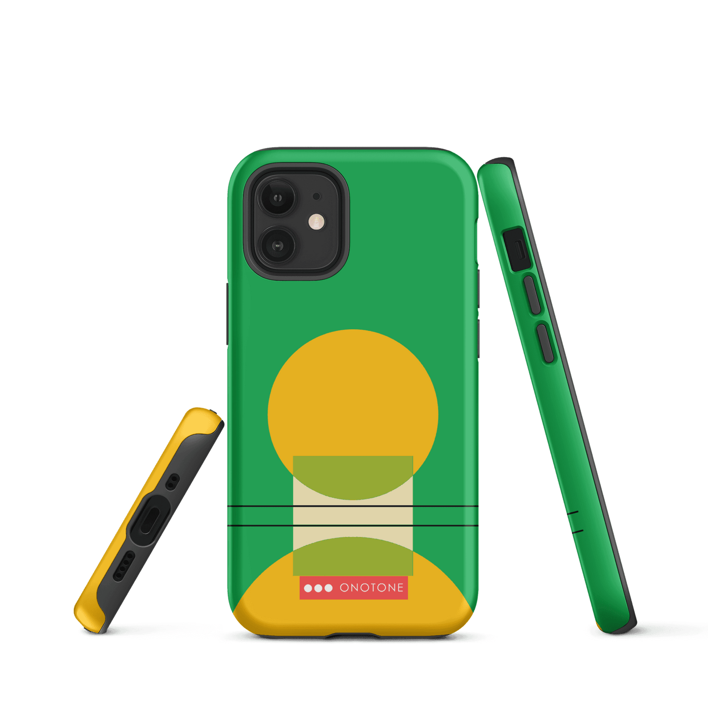 Dual Layer green modern iPhone® Case ( MD-2065)