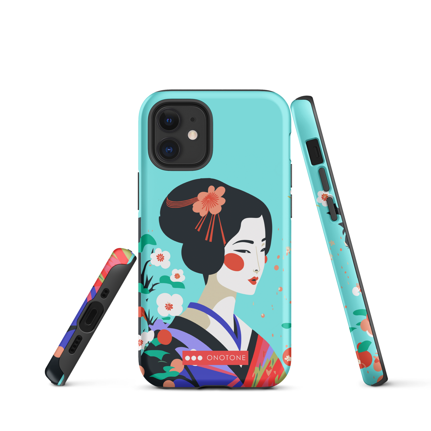 Dual Layer geisha modern iPhone® Case