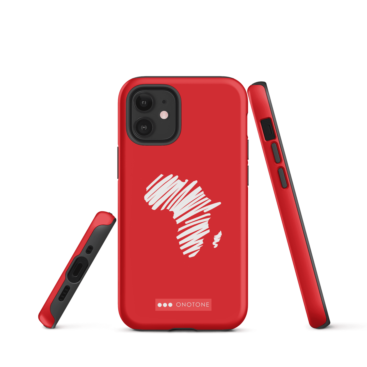 Dual Layer Africa modern red iPhone® Case ( MD-1393)