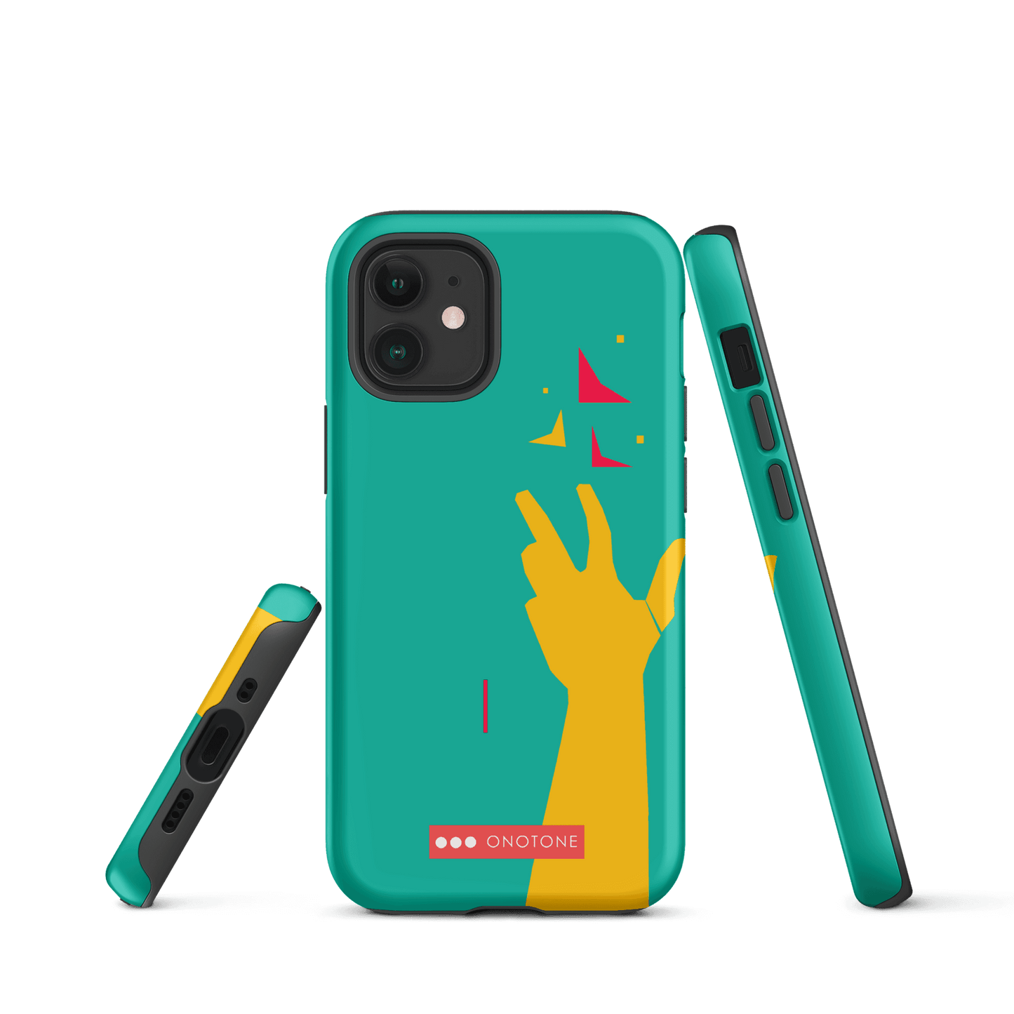 Dual Layer green modern iPhone® Case ( MD-1113)