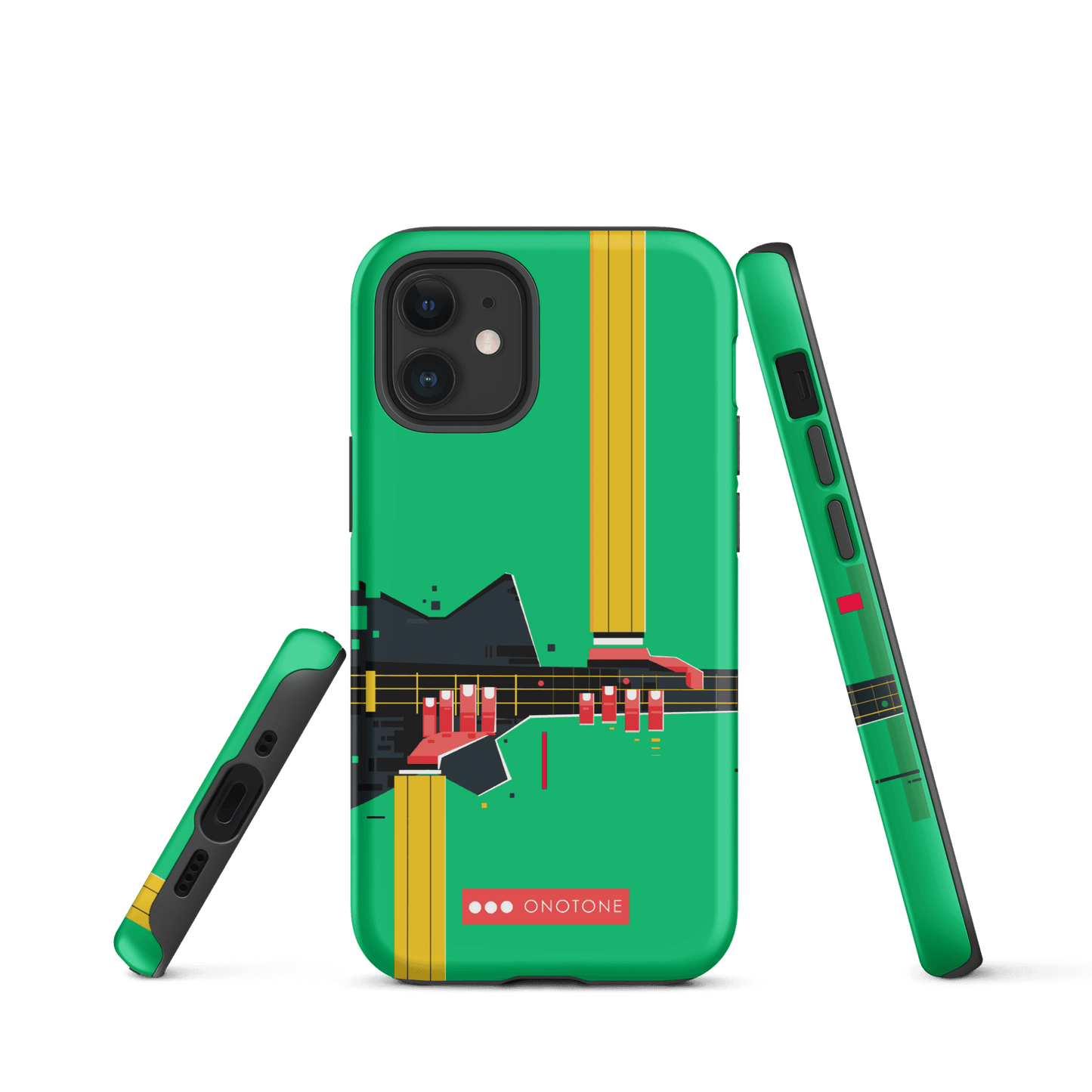 Dual Layer green modern iPhone® Case ( MD-1057)