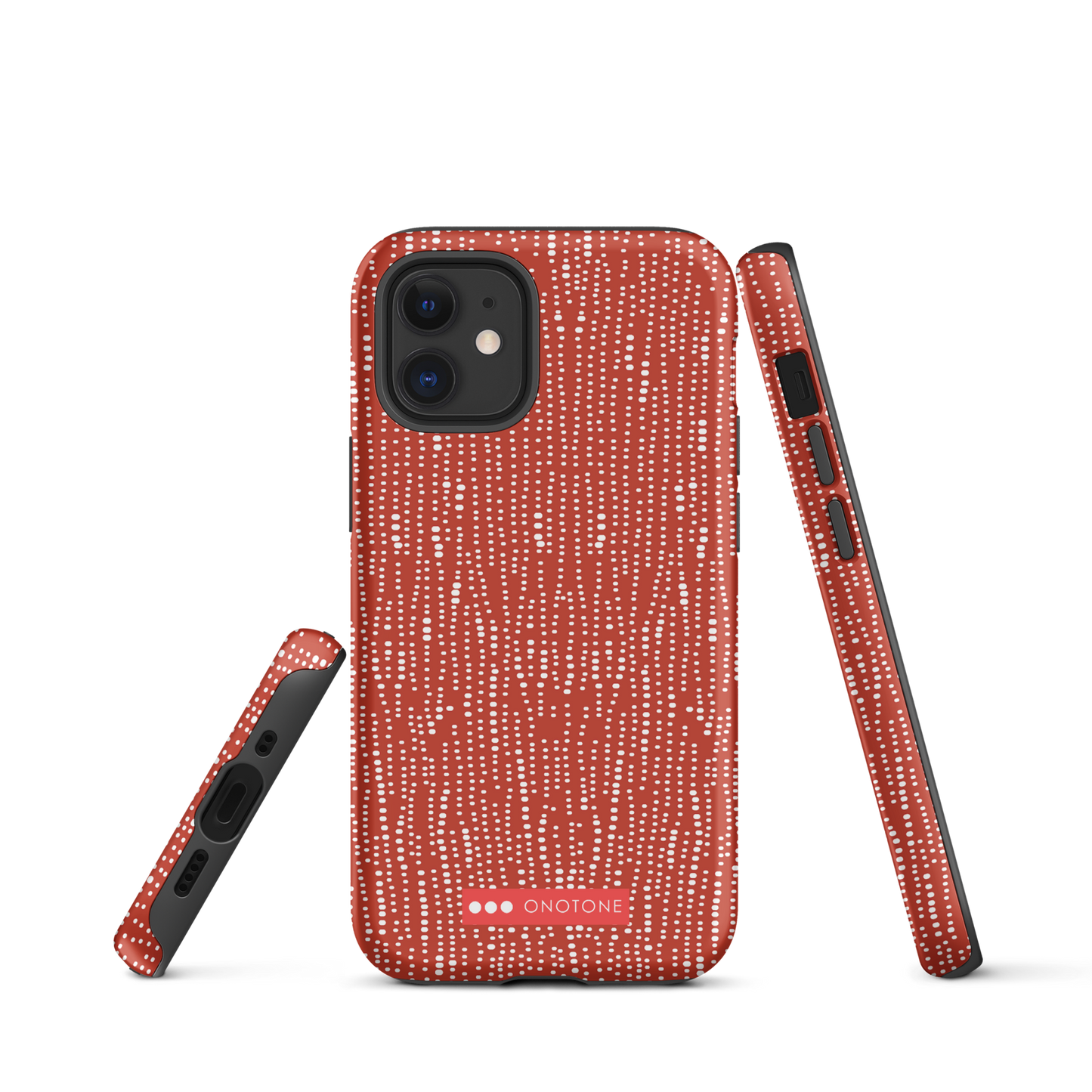 Japanese design indigo iPhone® Case with dotted patterns