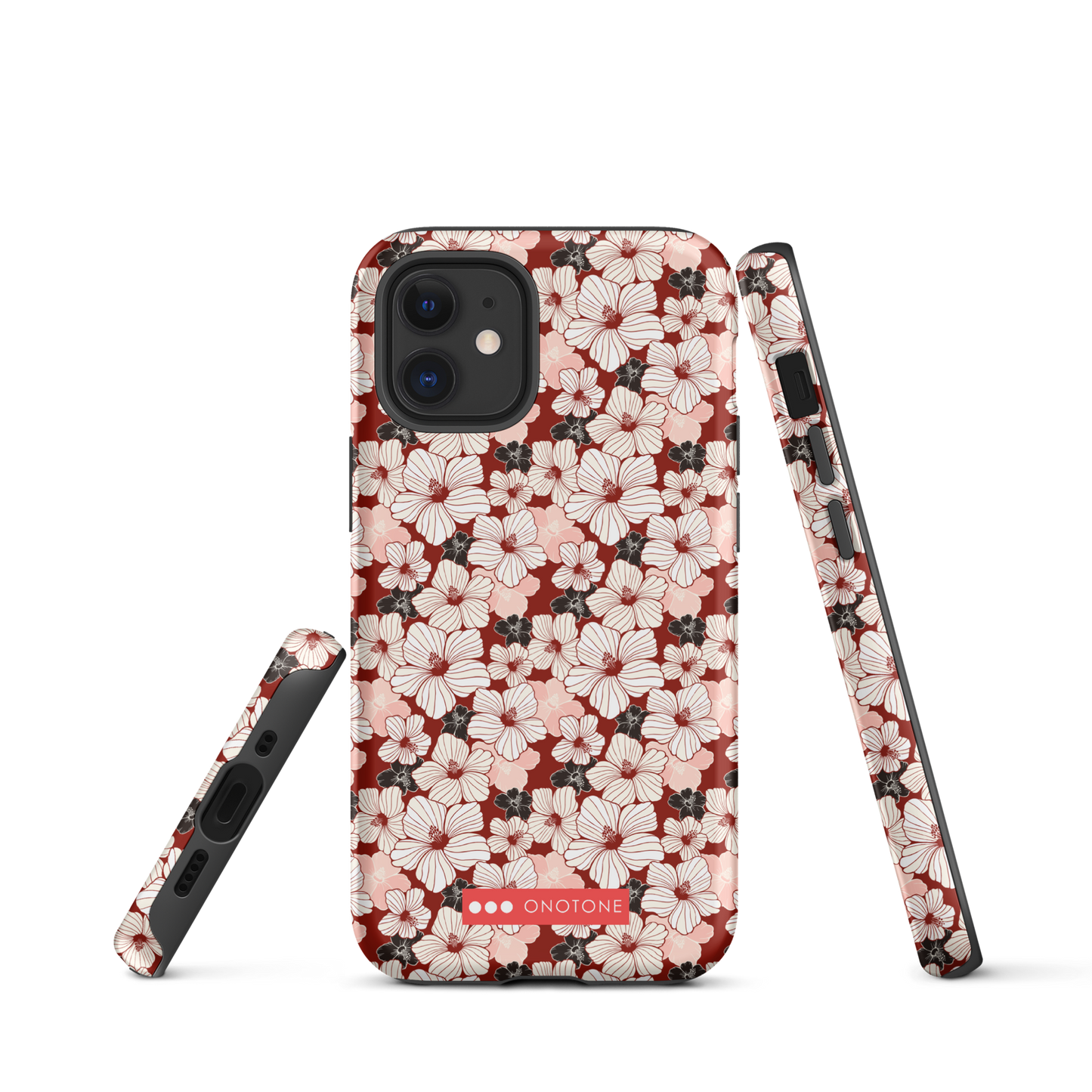 Japanese design indigo iPhone® Case with cherry blossoms