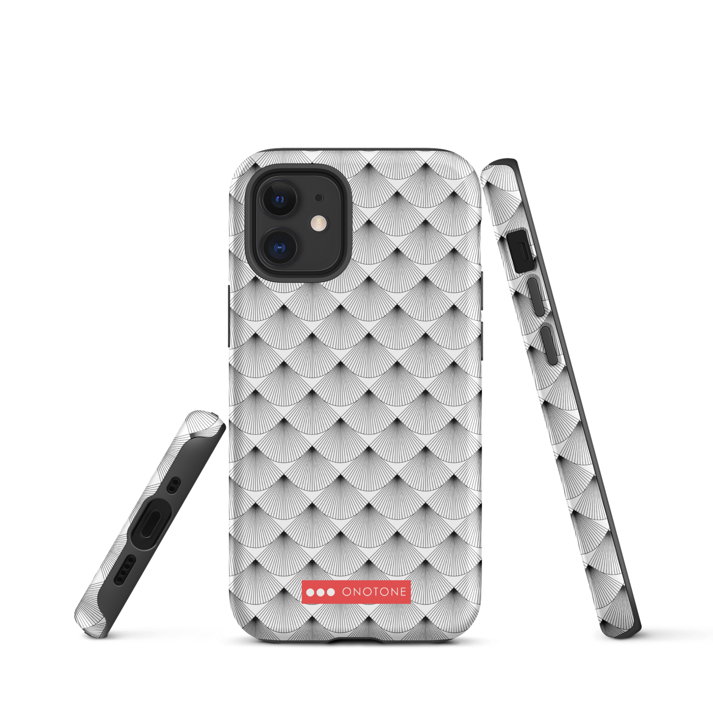 Japanese design indigo iPhone® Case with patterns