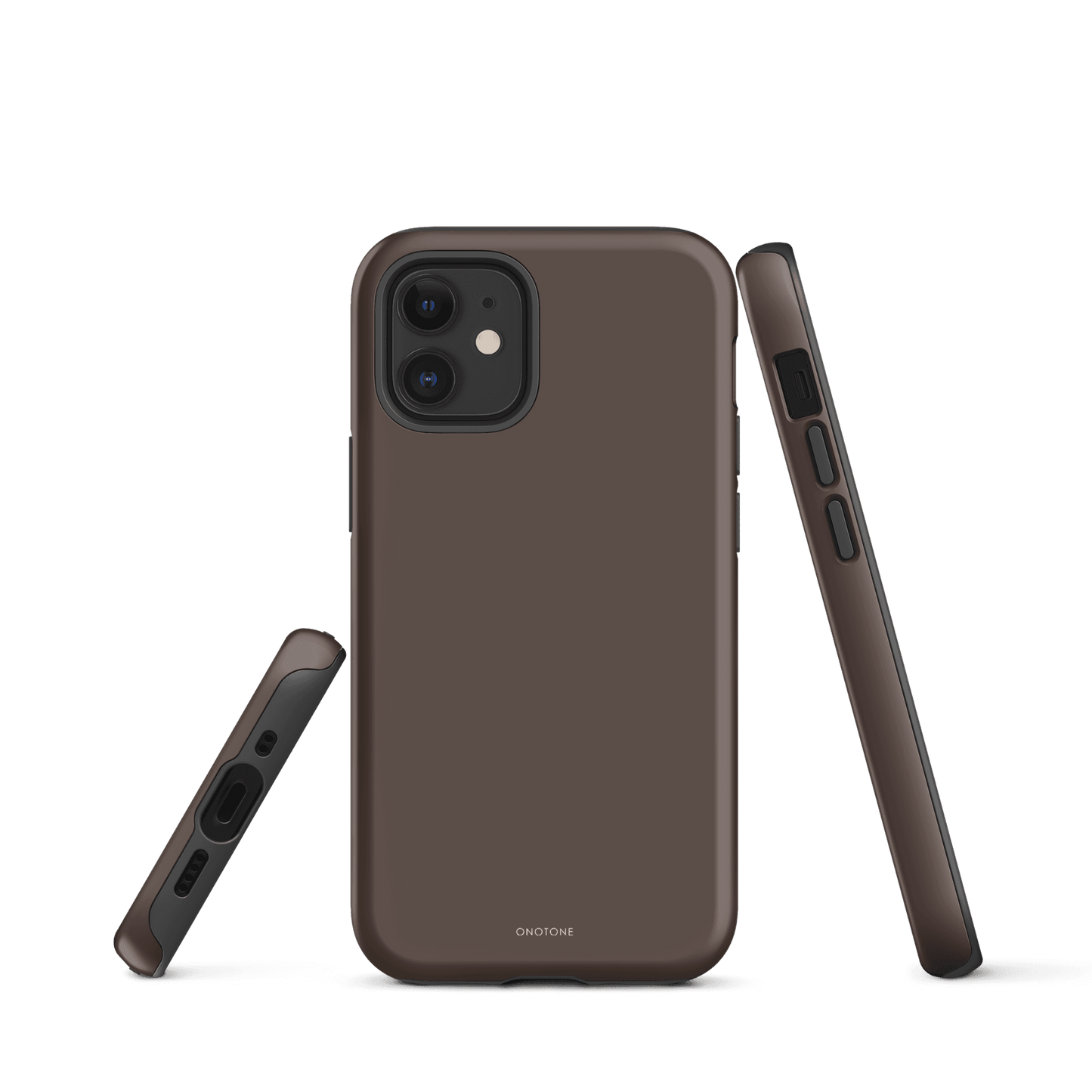 TAUPE MINIMALIST IPHONE® CASE - PANTONE® CHOCOLATE MARTINI