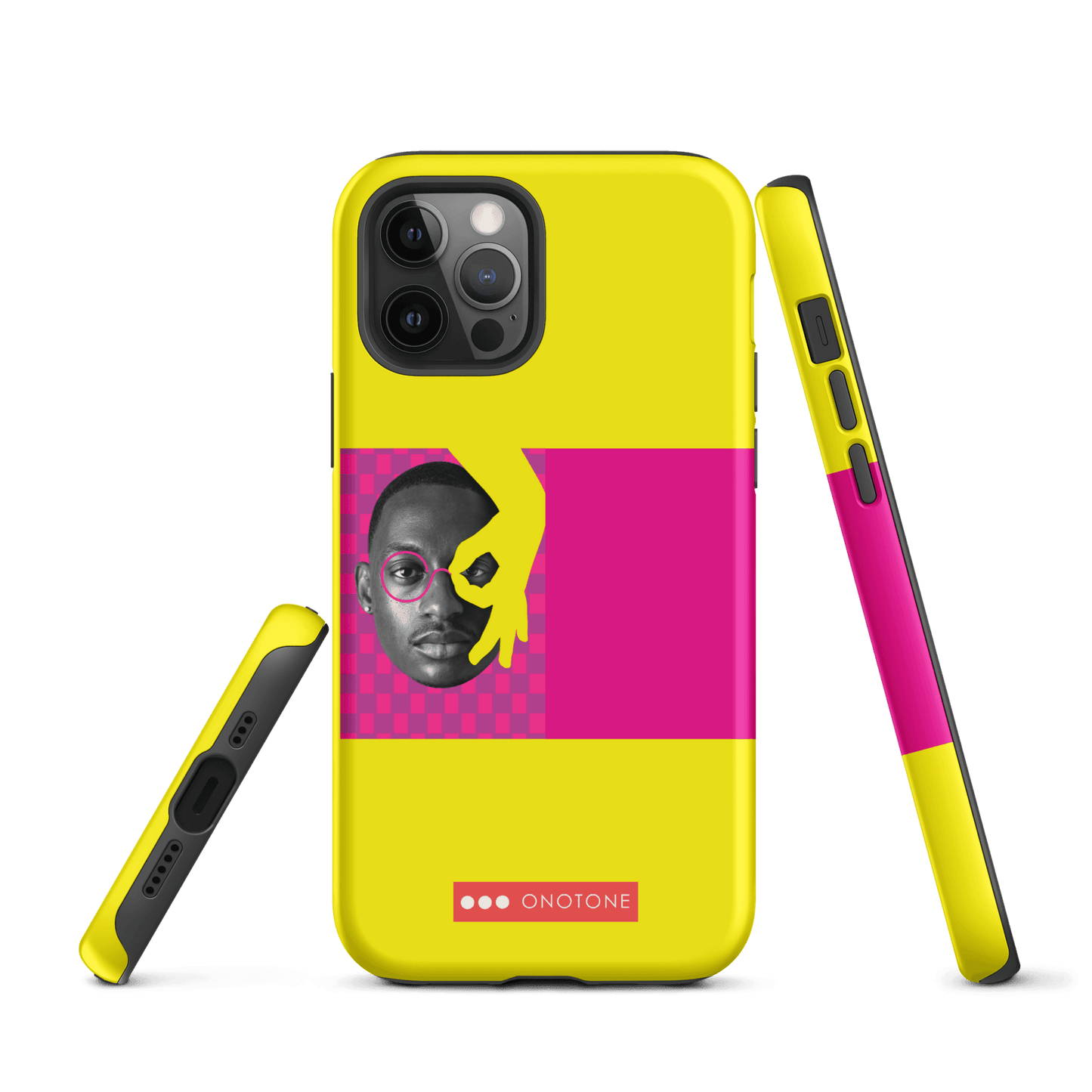 Dual Layer yellow modern iPhone® Case ( MD-3913)