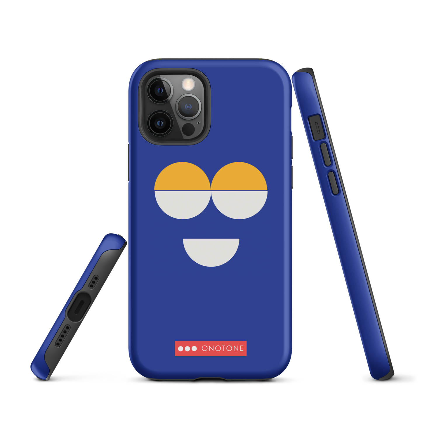 Dual Layer blue modern iPhone® Case