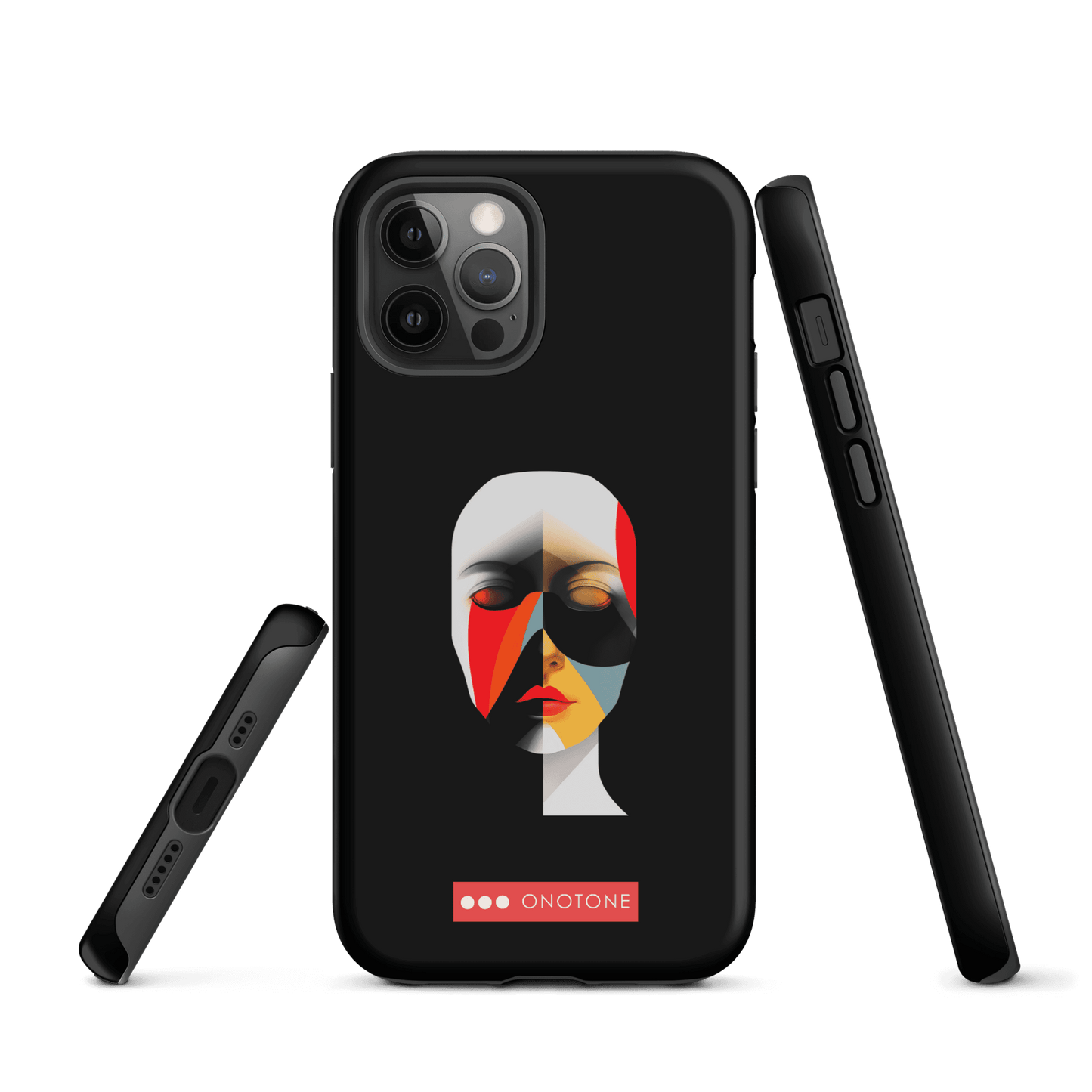 Dual Layer black modern iPhone® Case ( MD-2905)