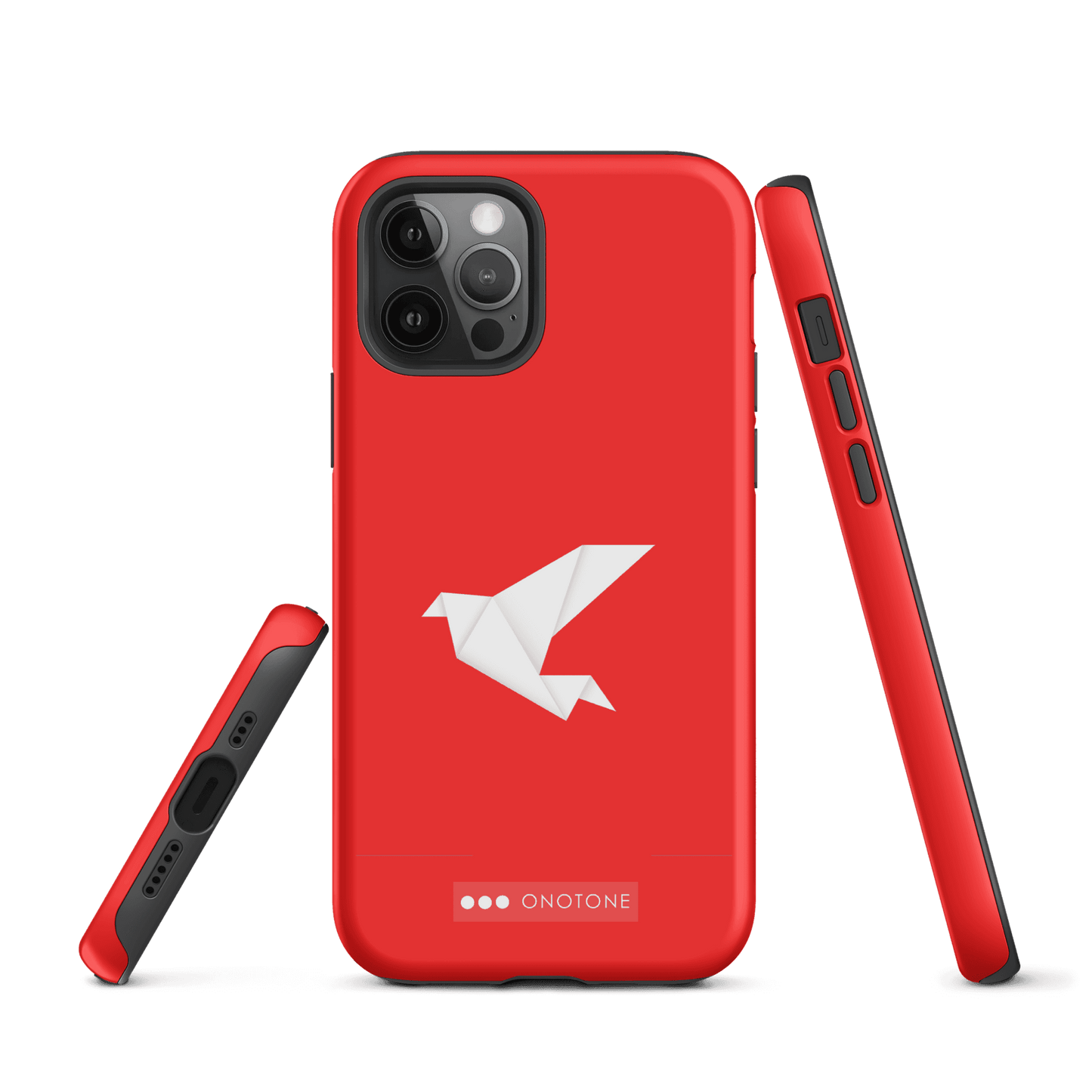 Dual Layer red modern iPhone® Case ( MD-1449)