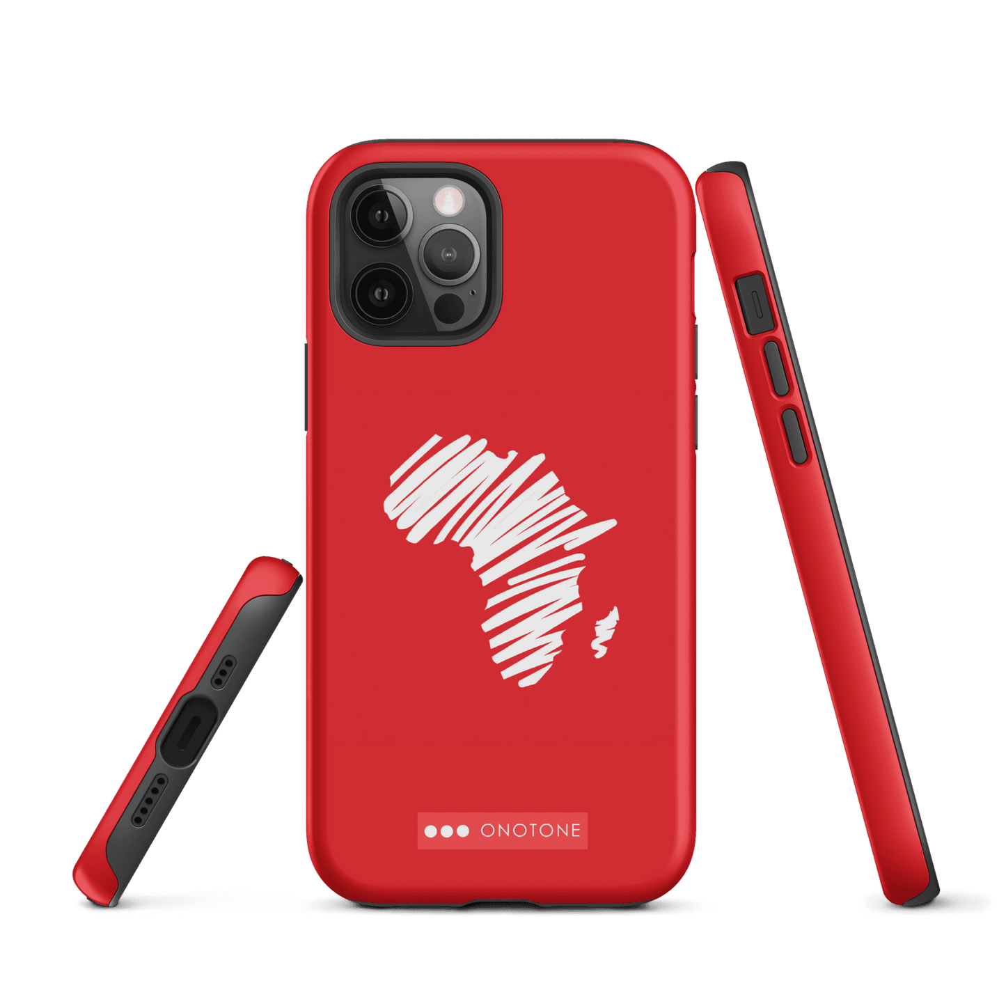 Dual Layer Africa modern red iPhone® Case ( MD-1393)