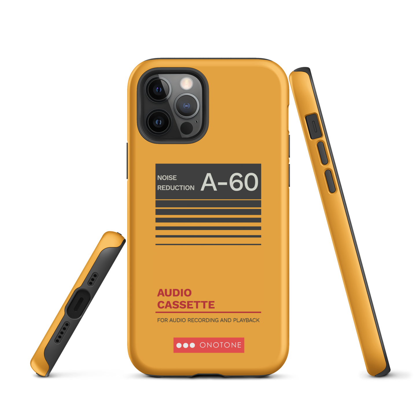 Dual Layer audio casette modern iPhone® Case