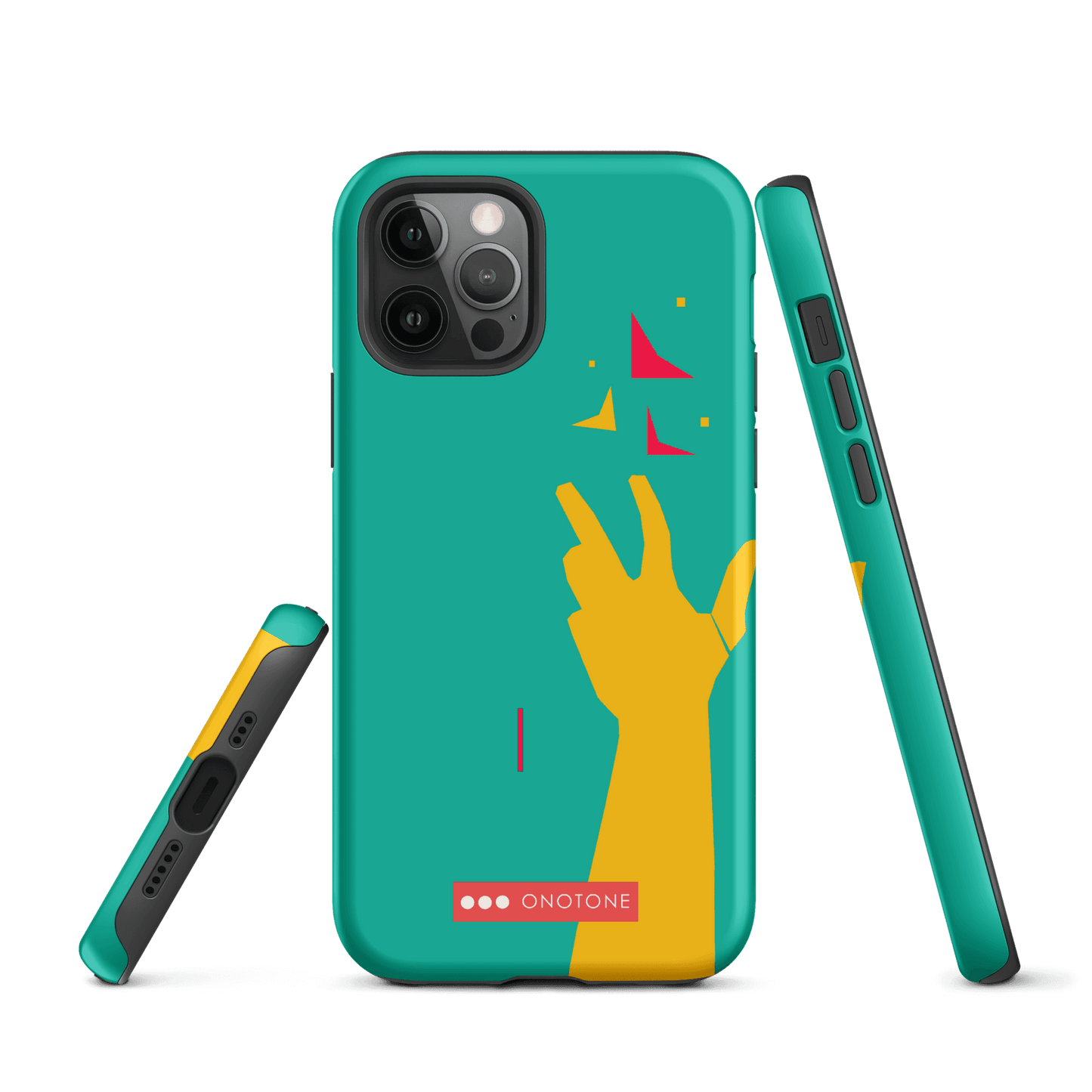 Dual Layer green modern iPhone® Case ( MD-1113)