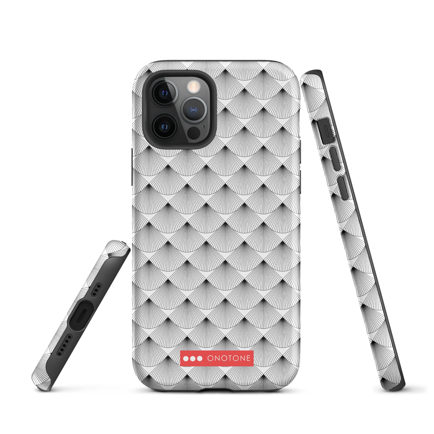 Japanese design indigo iPhone® Case with patterns