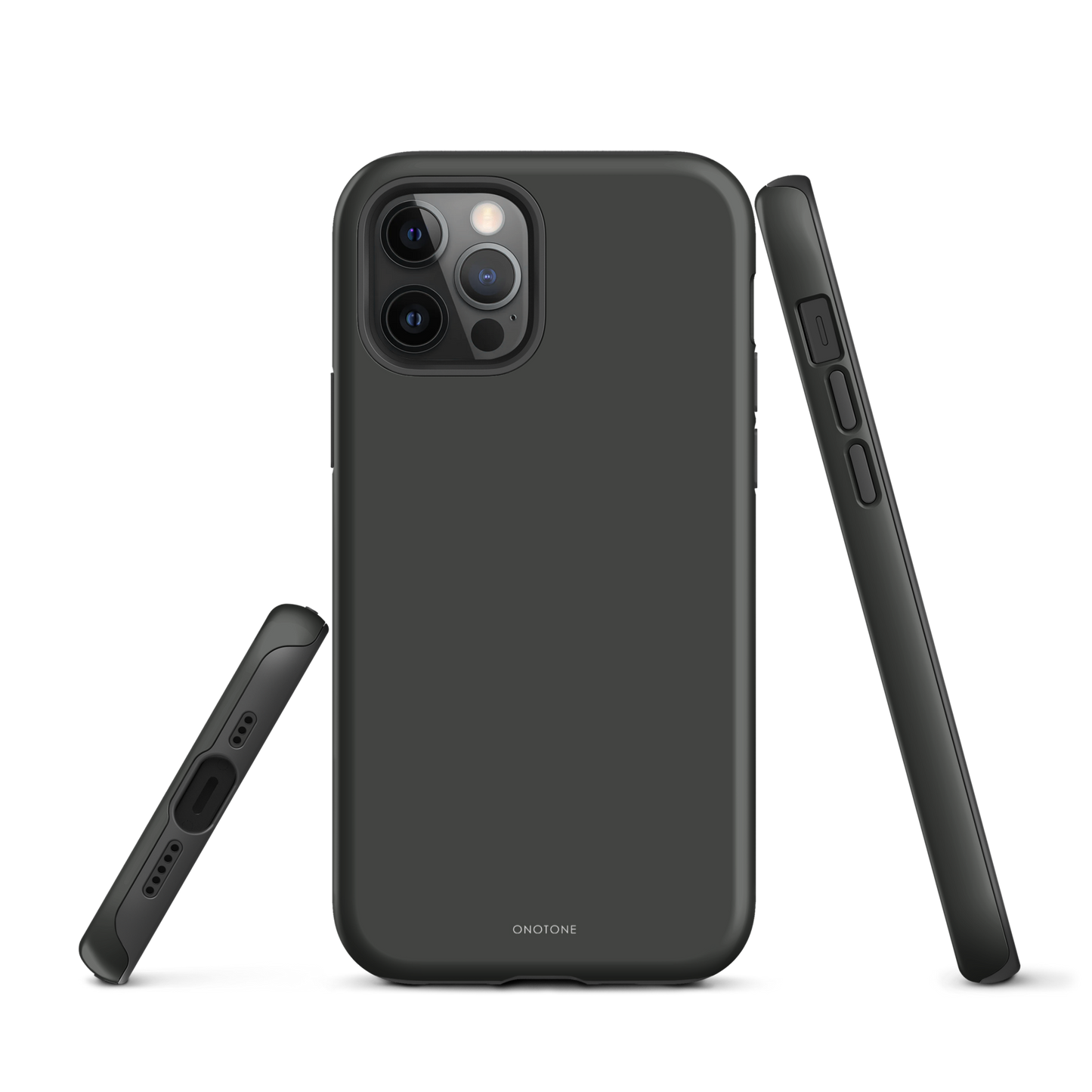 GRAY MINIMALIST IPHONE® CASE - PANTONE® 447