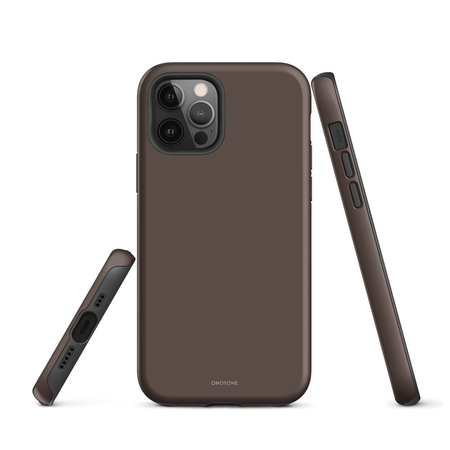 TAUPE MINIMALIST IPHONE® CASE - PANTONE® CHOCOLATE MARTINI