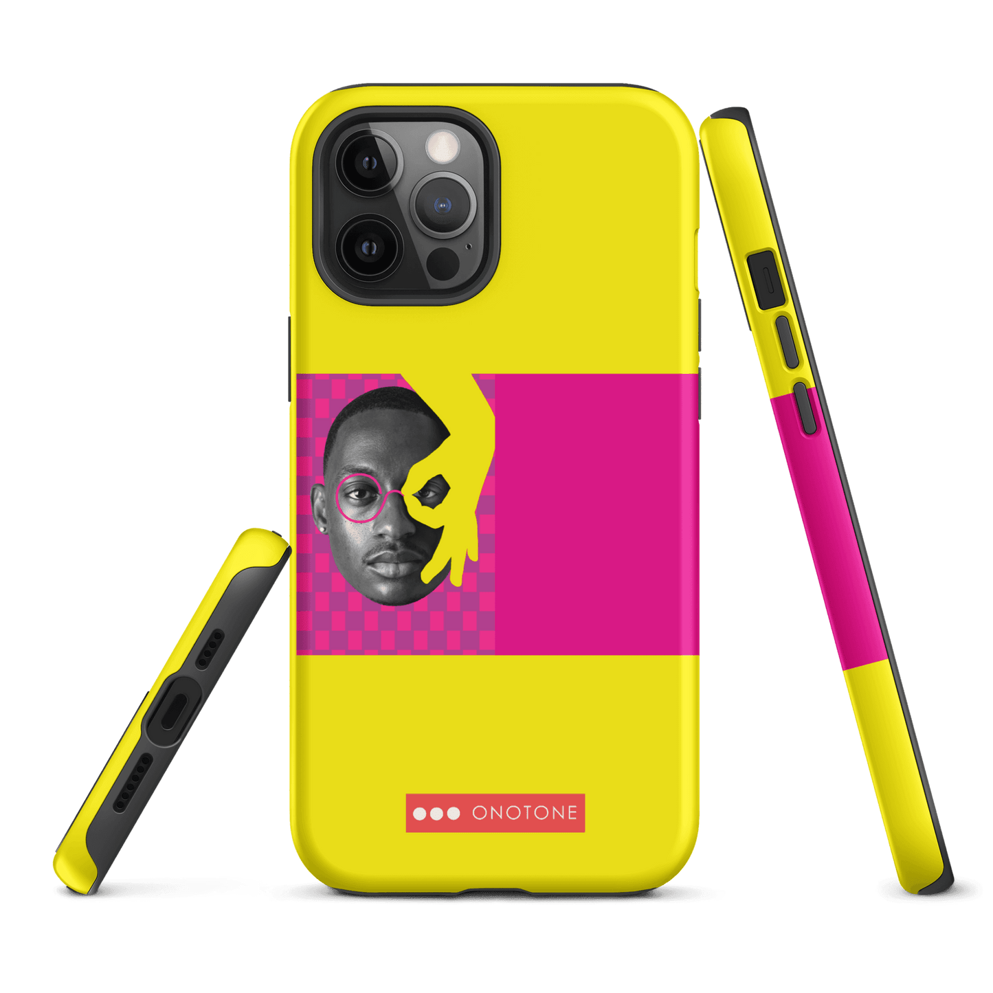 Dual Layer yellow modern iPhone® Case ( MD-3913)