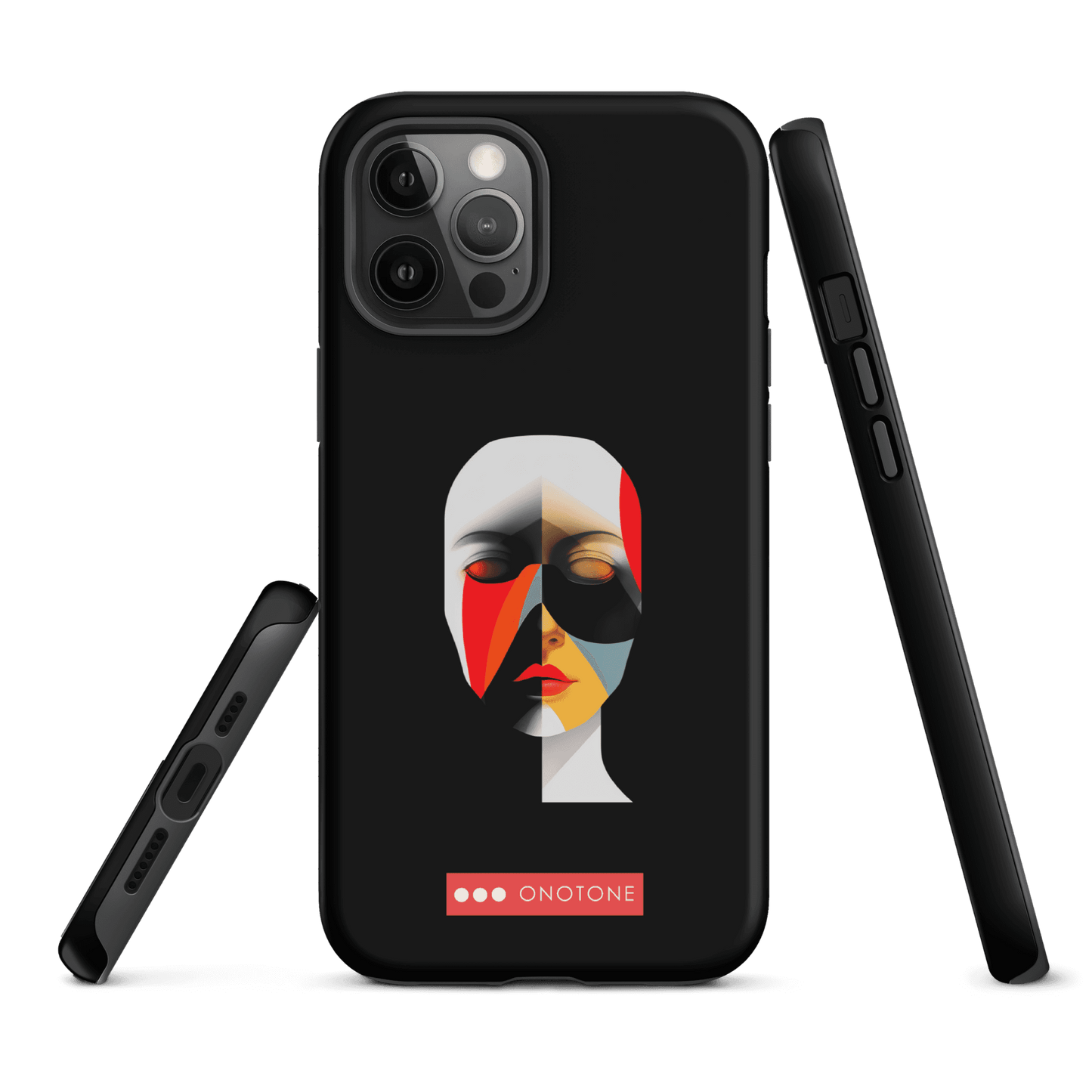 Dual Layer black modern iPhone® Case ( MD-2905)