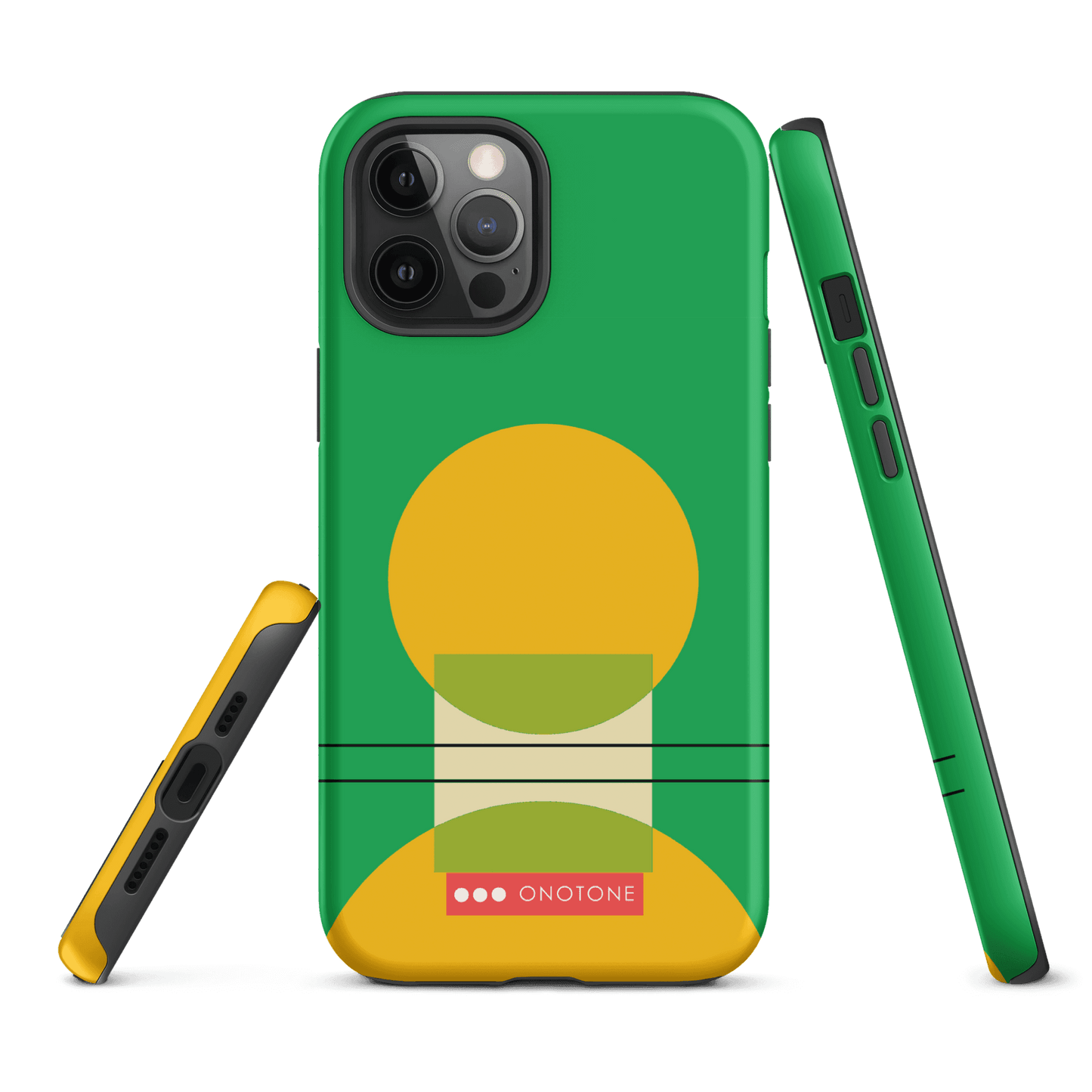 Dual Layer green modern iPhone® Case ( MD-2065)