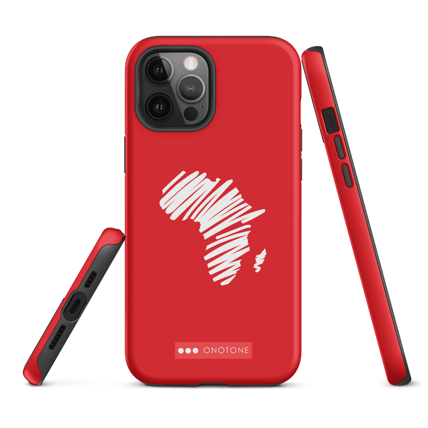 Dual Layer Africa modern red iPhone® Case ( MD-1393)