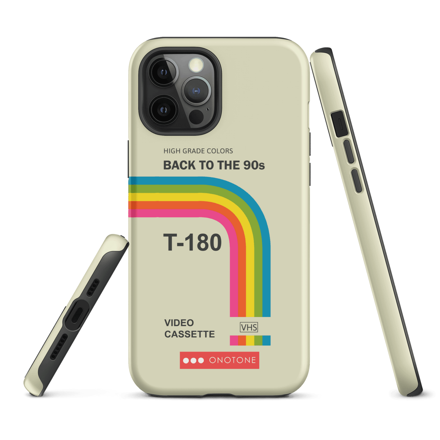 Dual Layer back to 90s VHS modern iPhone® Case ( MD-1281)