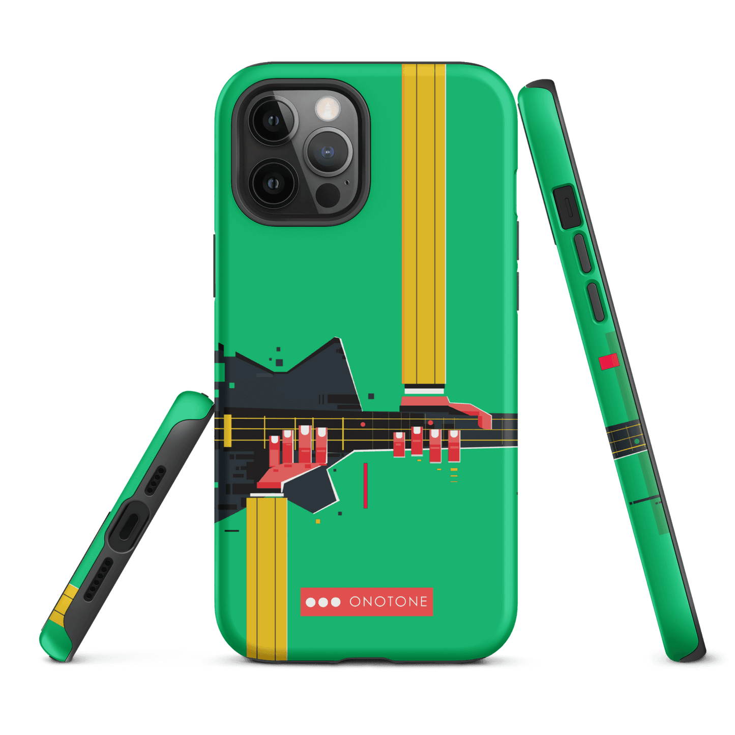 Dual Layer green modern iPhone® Case ( MD-1057)