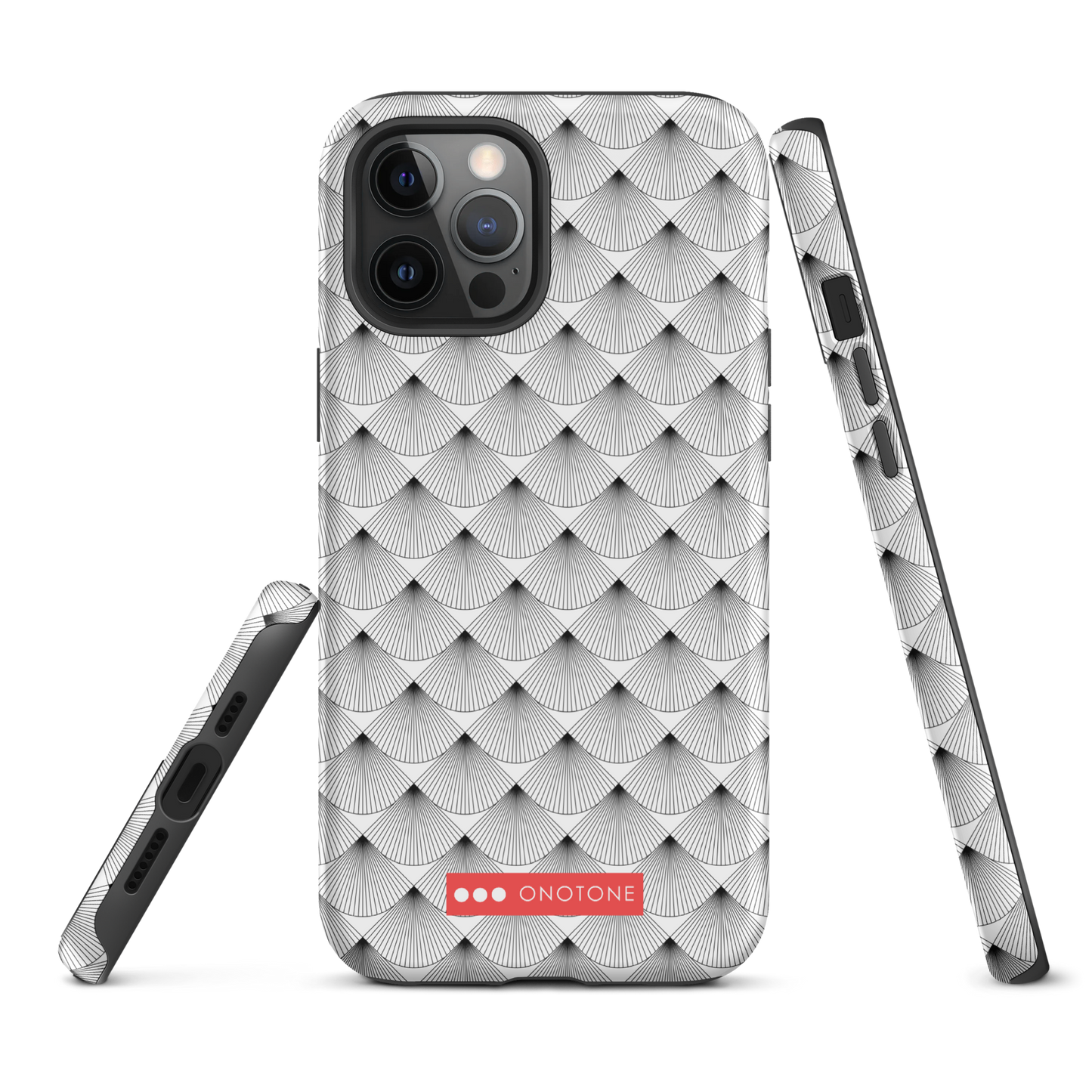 Japanese design indigo iPhone® Case with patterns