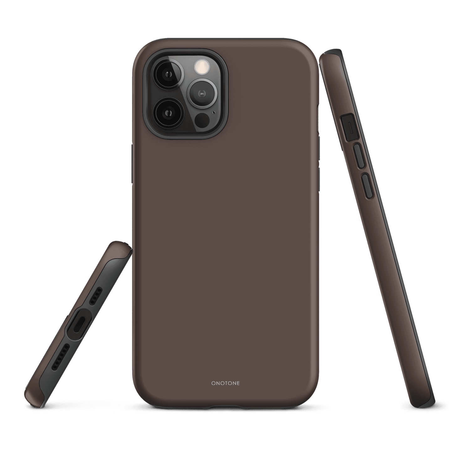 TAUPE MINIMALIST IPHONE® CASE - PANTONE® CHOCOLATE MARTINI