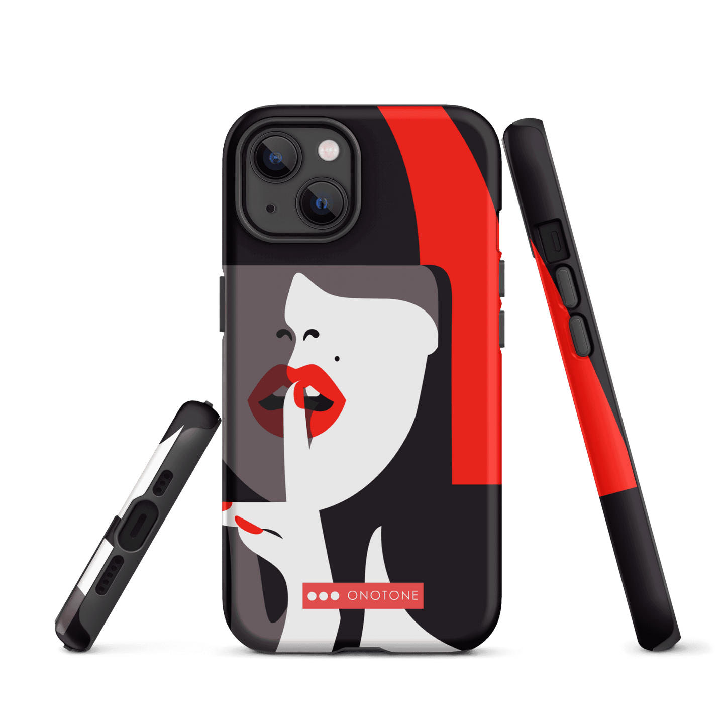 Dual Layer black modern iPhone® Case ( MD-3577)