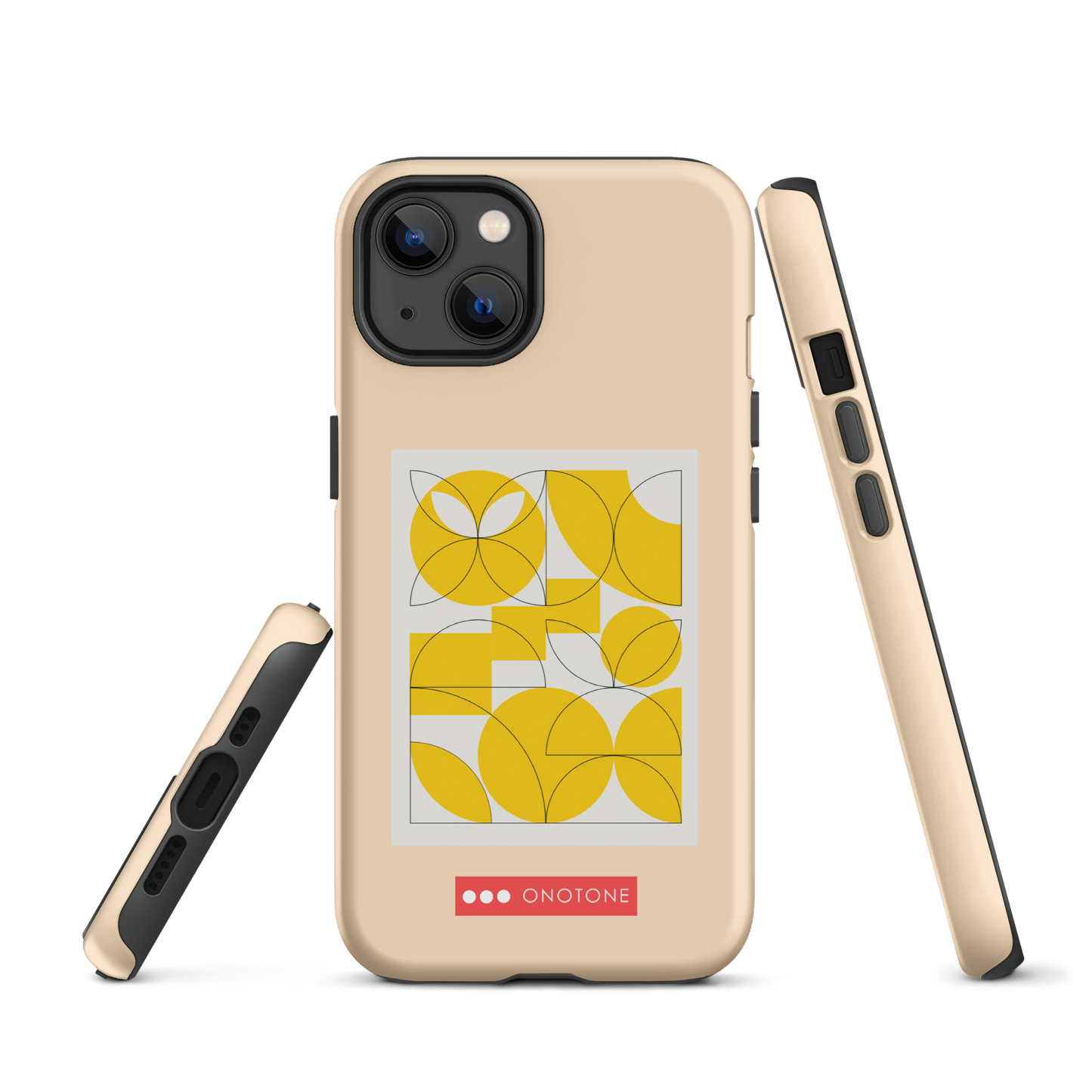 Dual Layer Bauhaus modern iPhone® Case