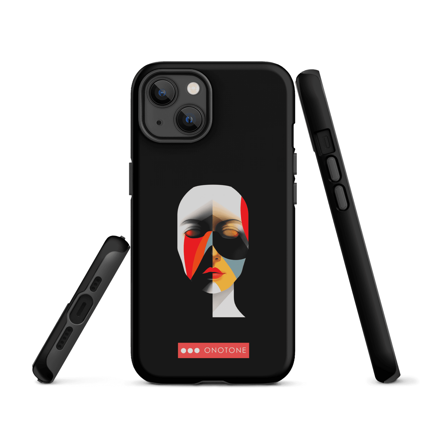 Dual Layer black modern iPhone® Case ( MD-2905)