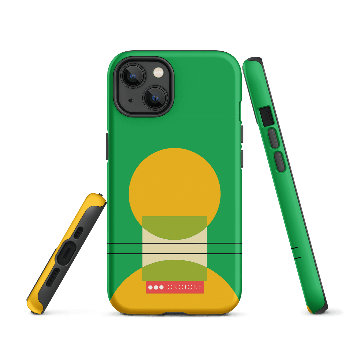 Dual Layer green modern iPhone® Case ( MD-2065)