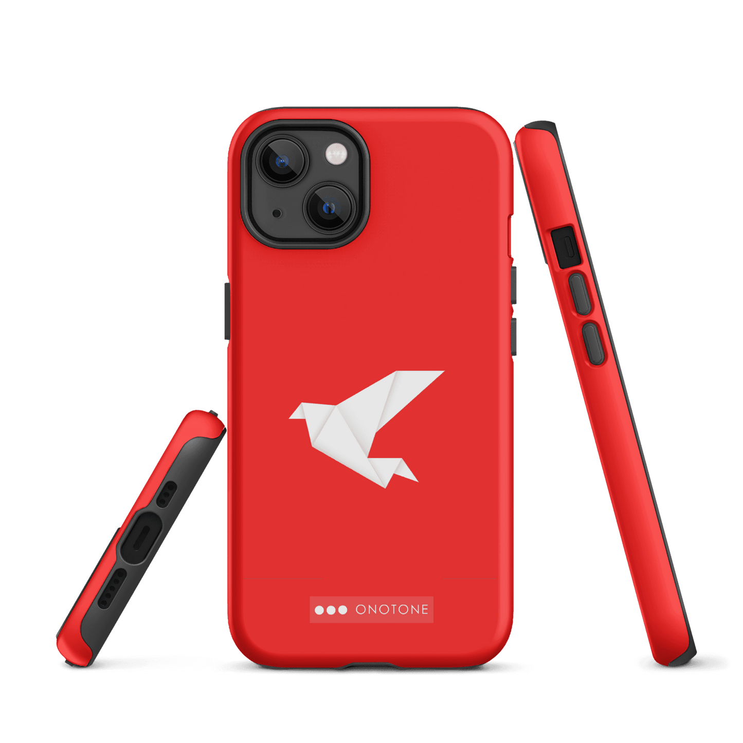 Dual Layer red modern iPhone® Case ( MD-1449)