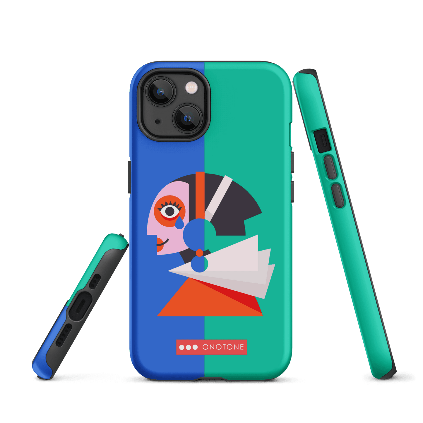 Dual Layer green modern iPhone® Case ( MD-1617)
