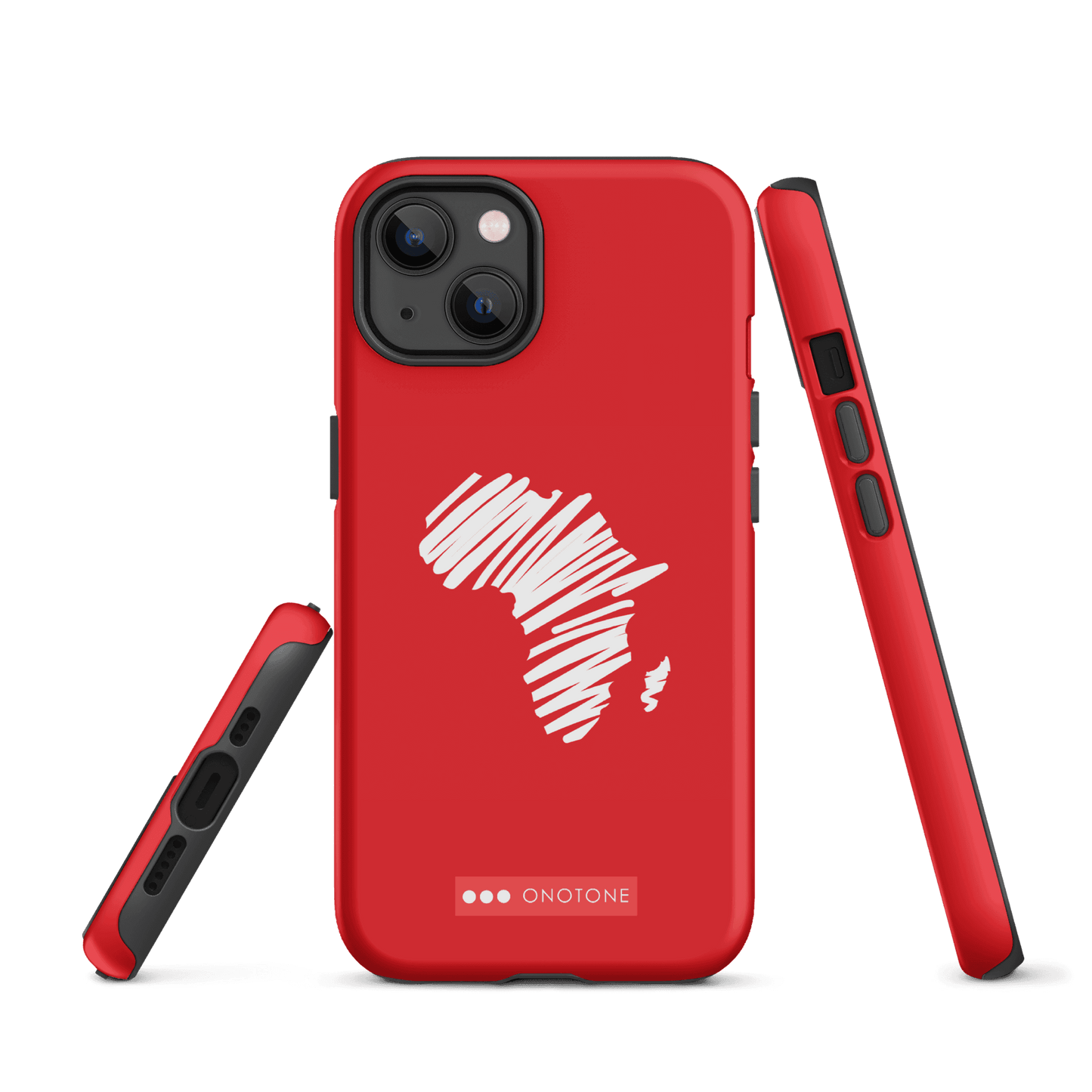 Dual Layer Africa modern red iPhone® Case ( MD-1393)