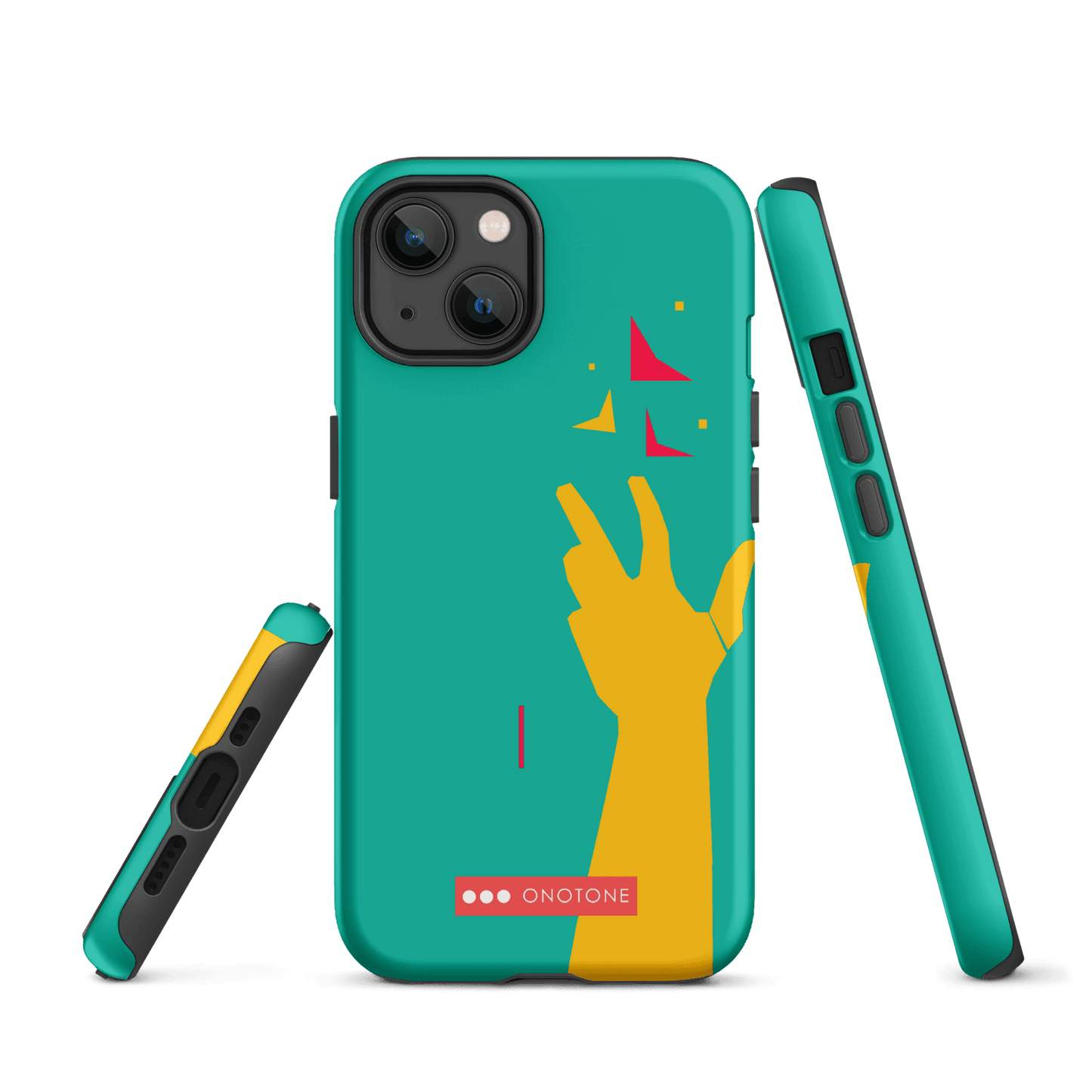 Dual Layer green modern iPhone® Case ( MD-1113)