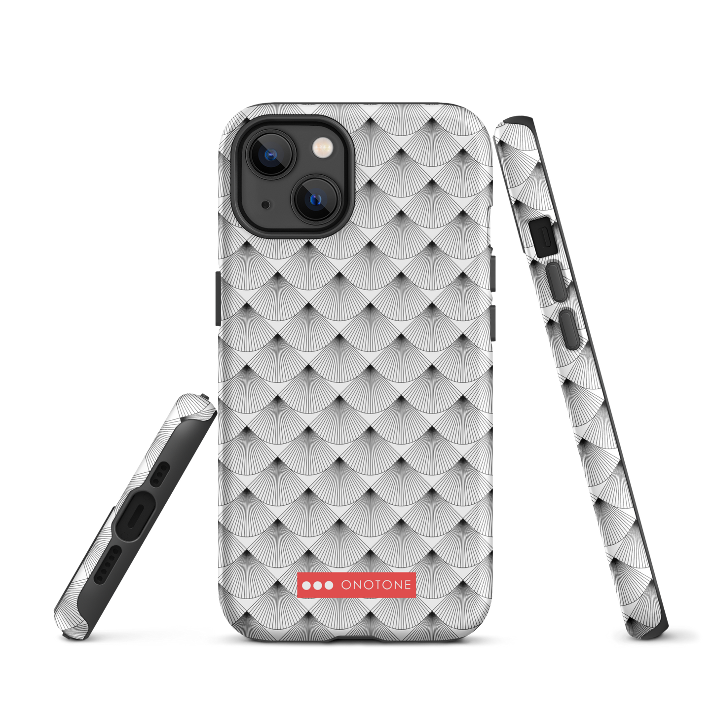 Japanese design indigo iPhone® Case with patterns