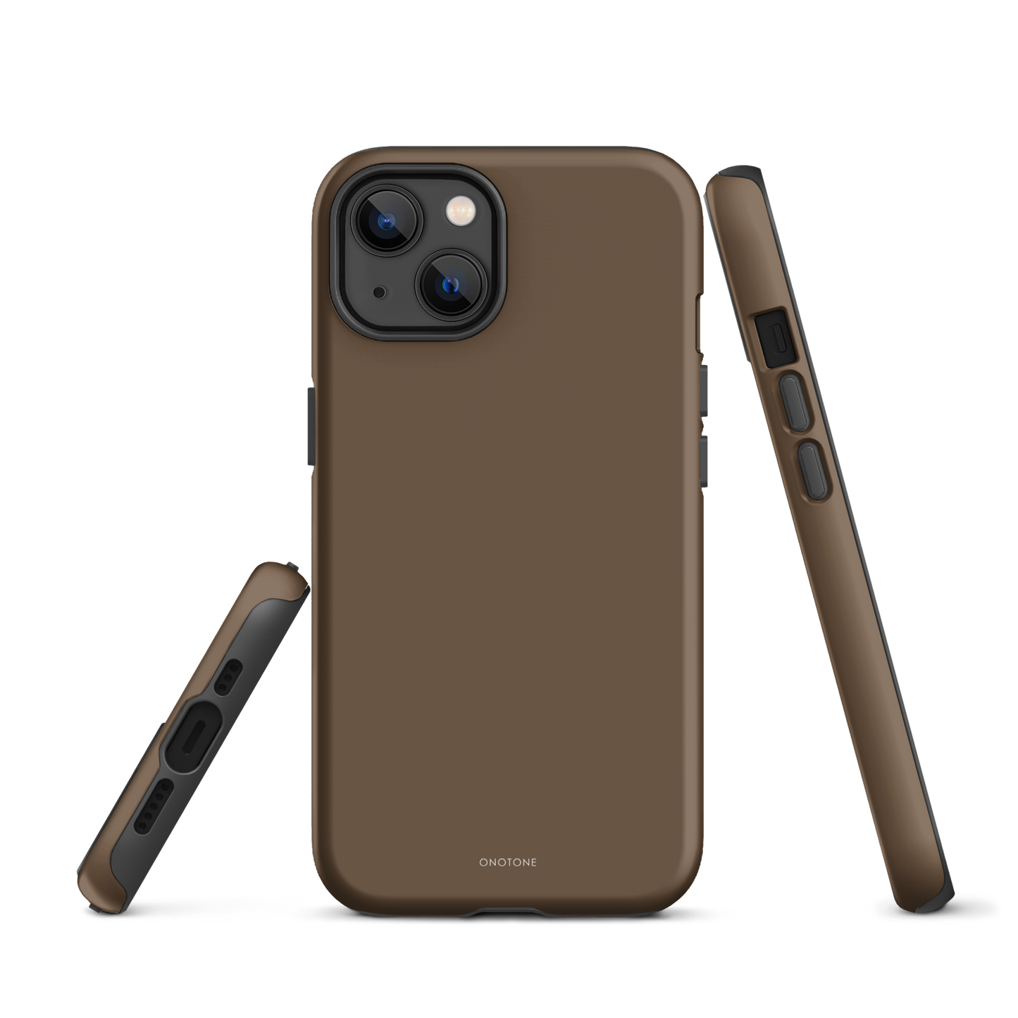 BEIGE MINIMALIST IPHONE® CASE - PANTONE® COFFEE LIQUEUR