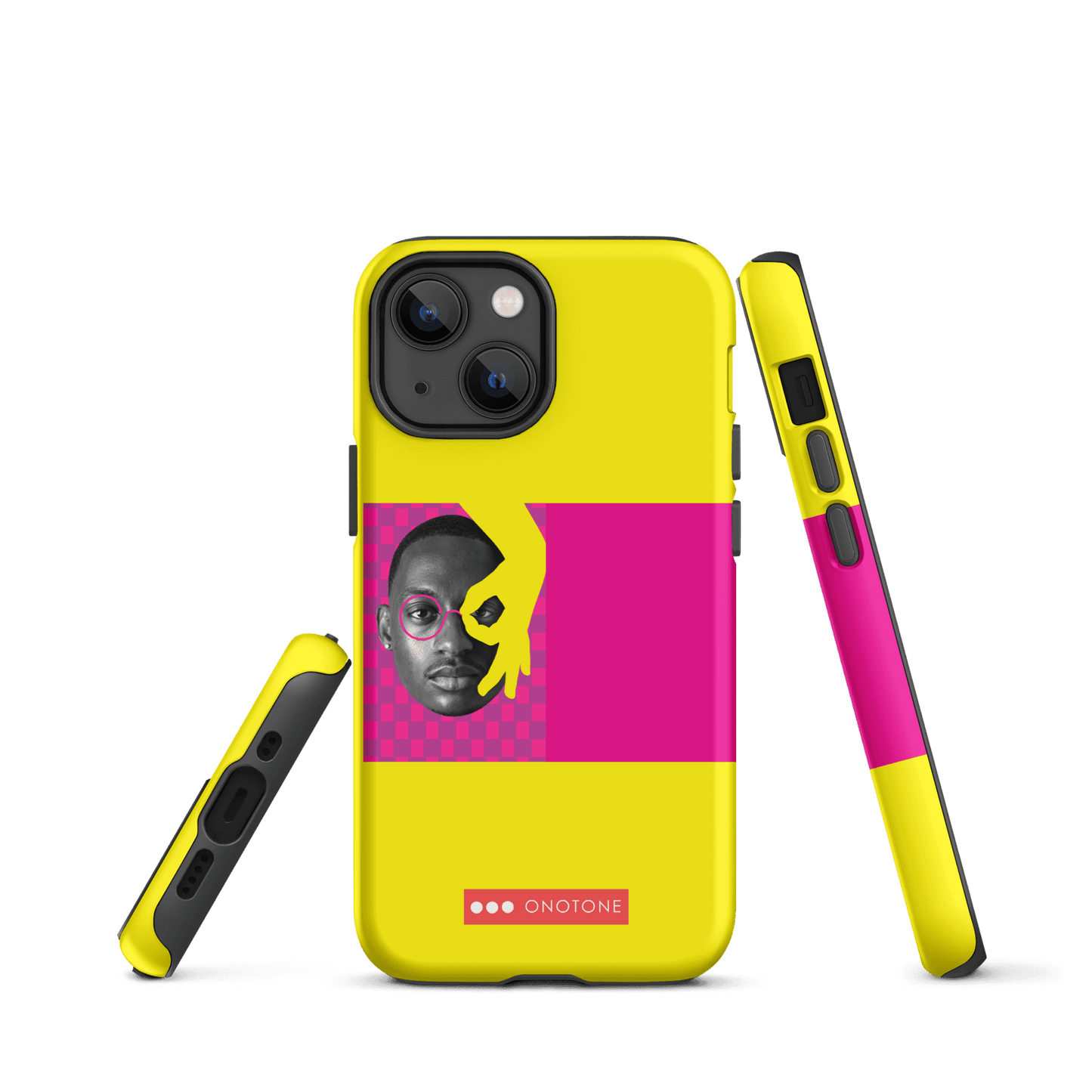 Dual Layer yellow modern iPhone® Case ( MD-3913)