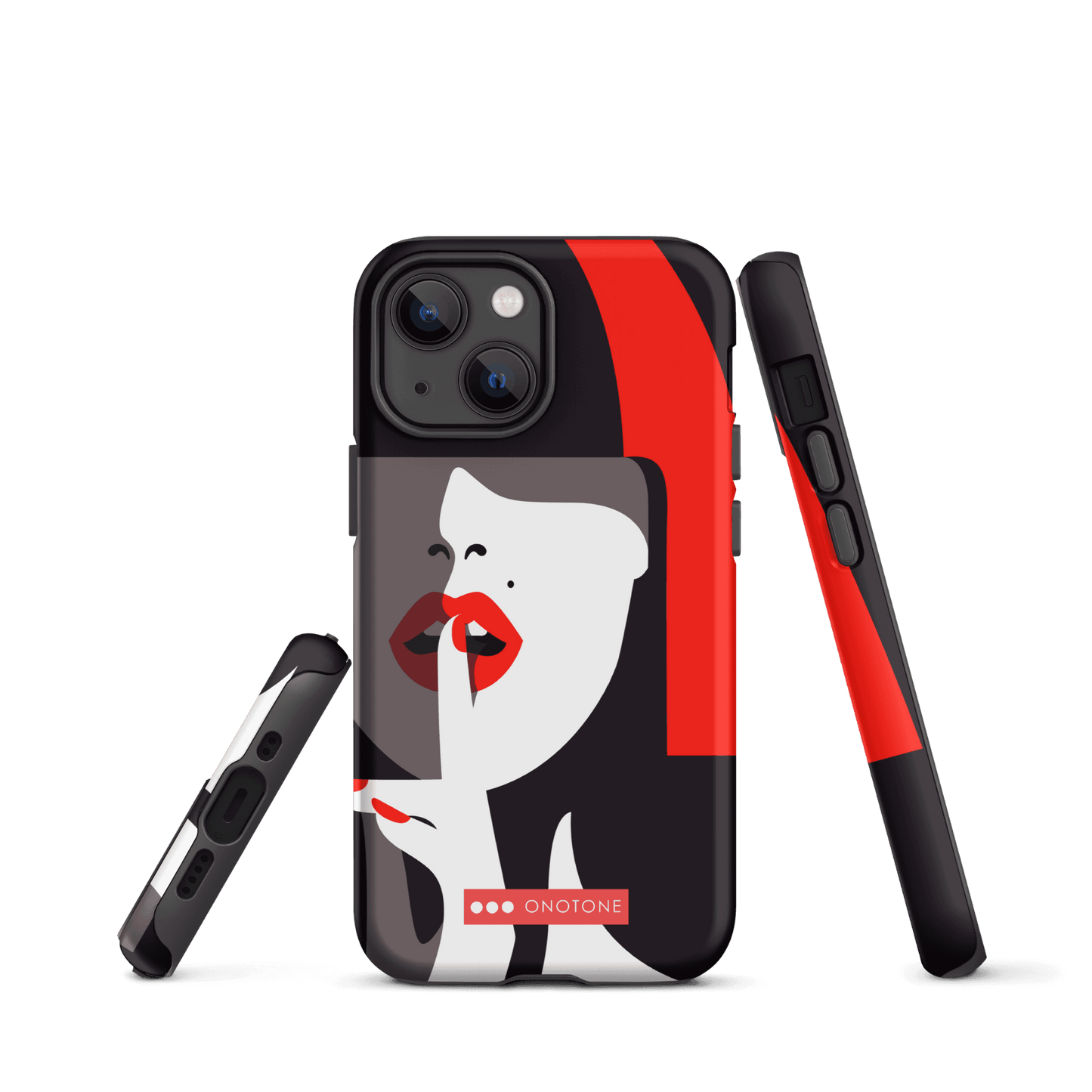 Dual Layer black modern iPhone® Case ( MD-3577)