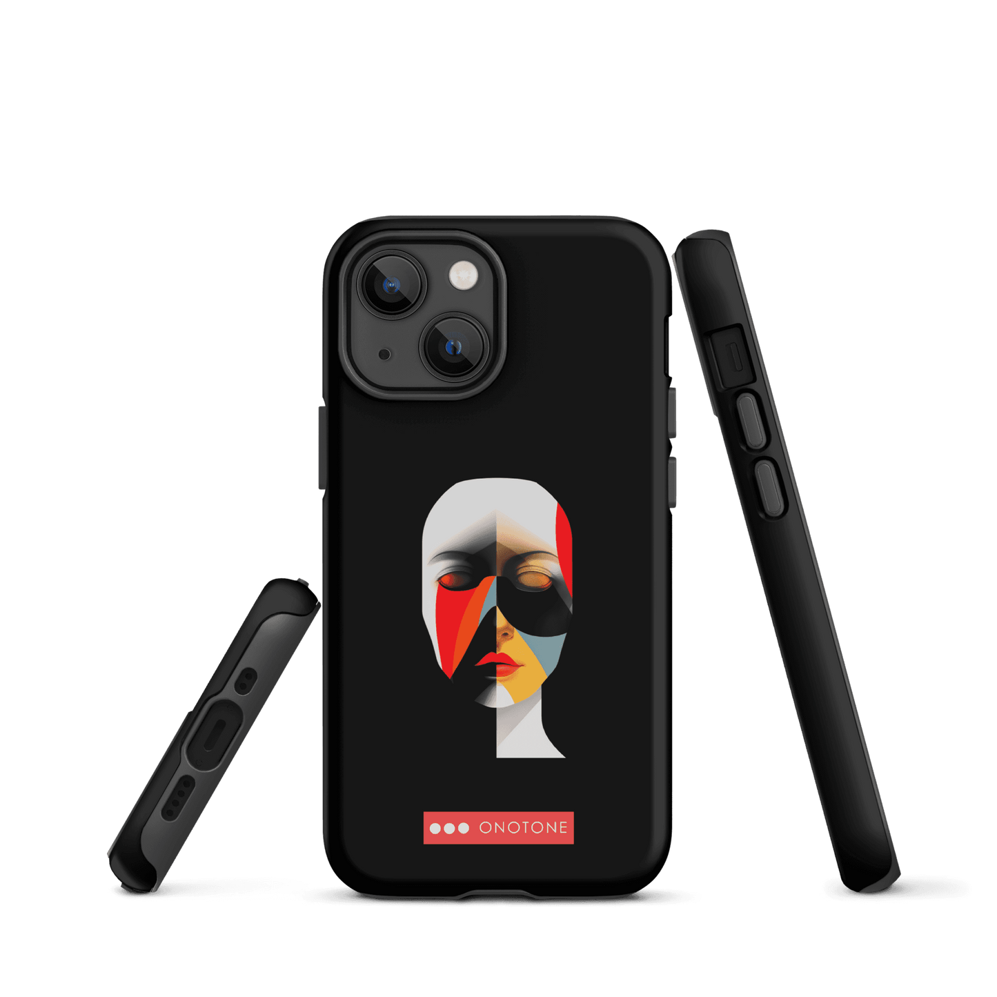 Dual Layer black modern iPhone® Case ( MD-2905)
