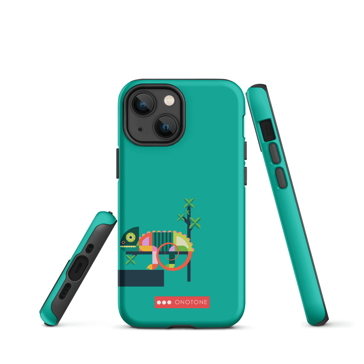 Dual Layer green modern iPhone® Case ( MD-2569)