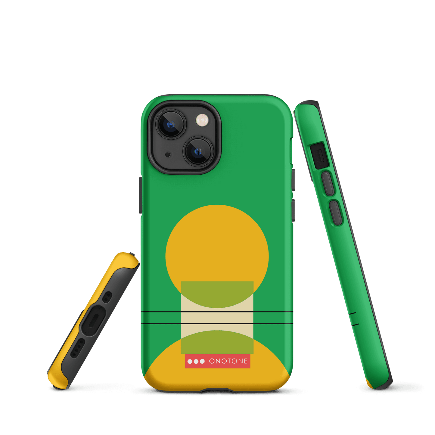 Dual Layer green modern iPhone® Case ( MD-2065)