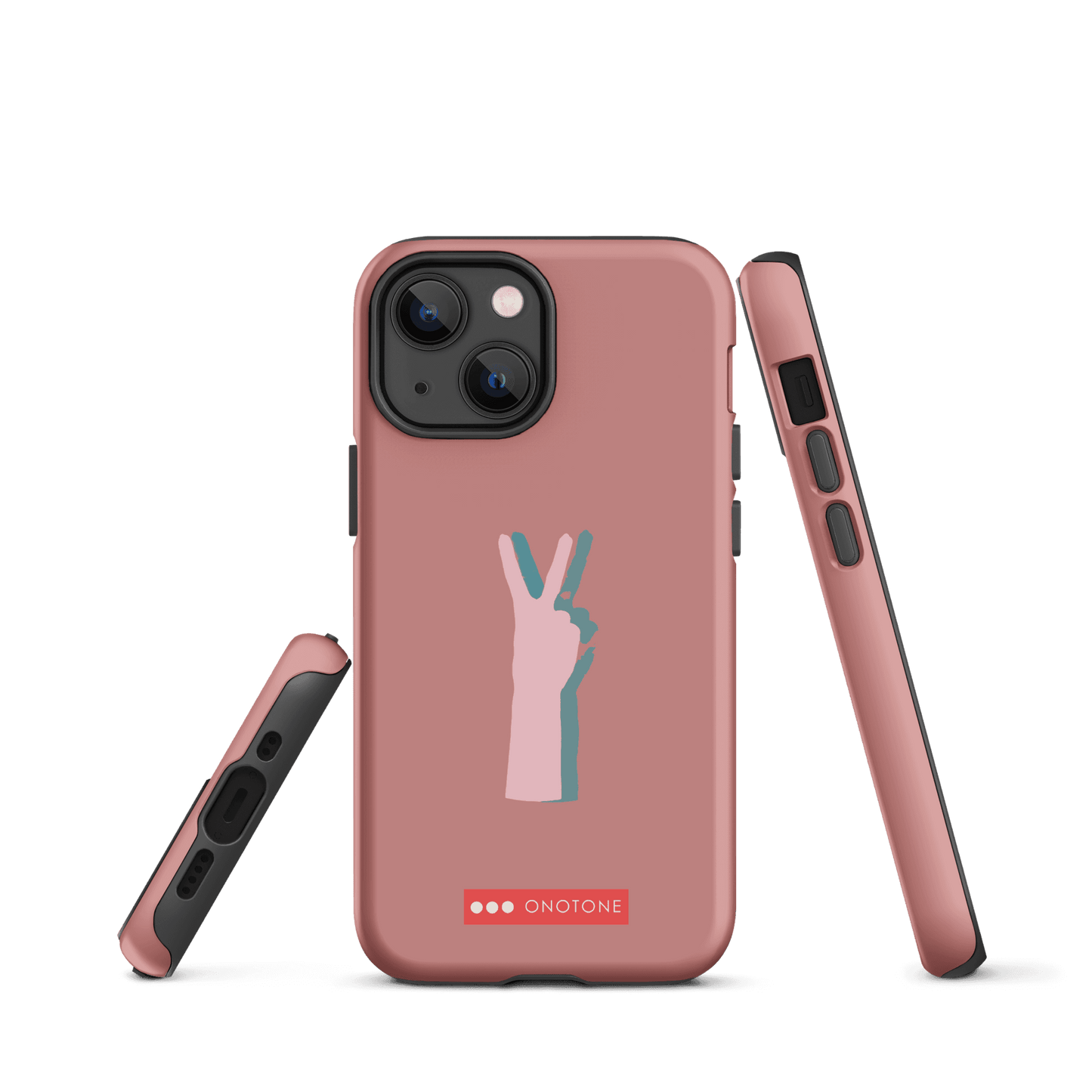 Dual Layer peace out modern iPhone® Case ( MD-1505)